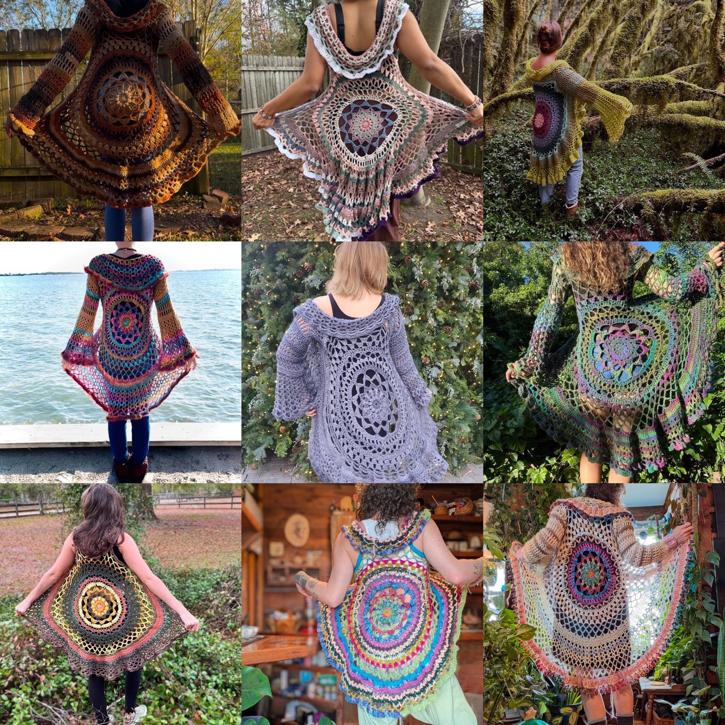 The Dahlia Duster Pattern (Sleeveless, Straight, or Flared Options)