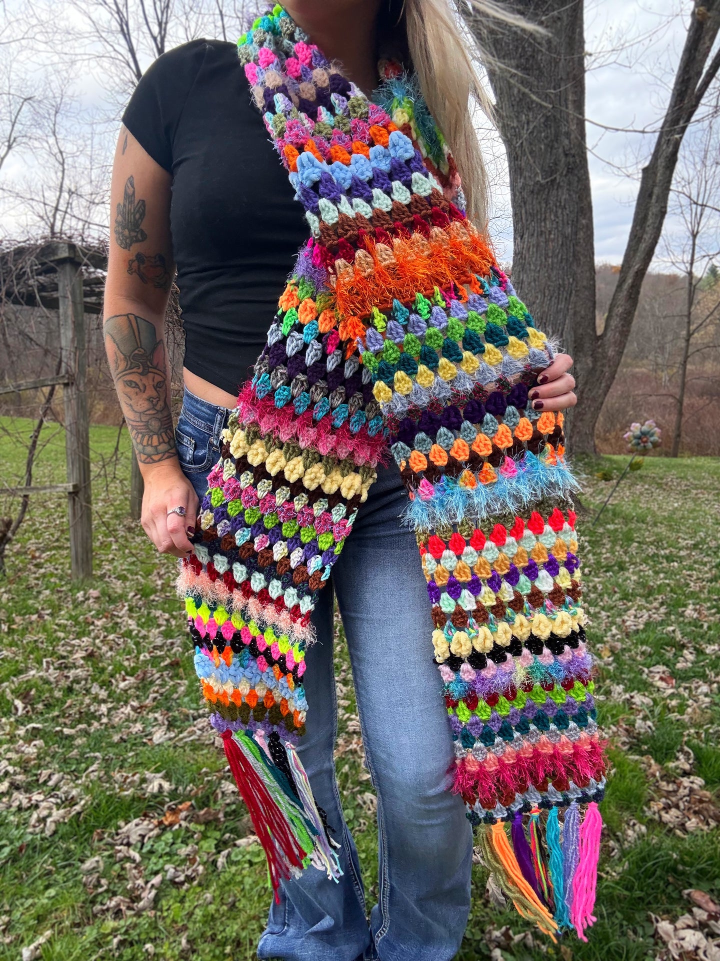 Made to Order Scrap Scarf (7-9 feet)