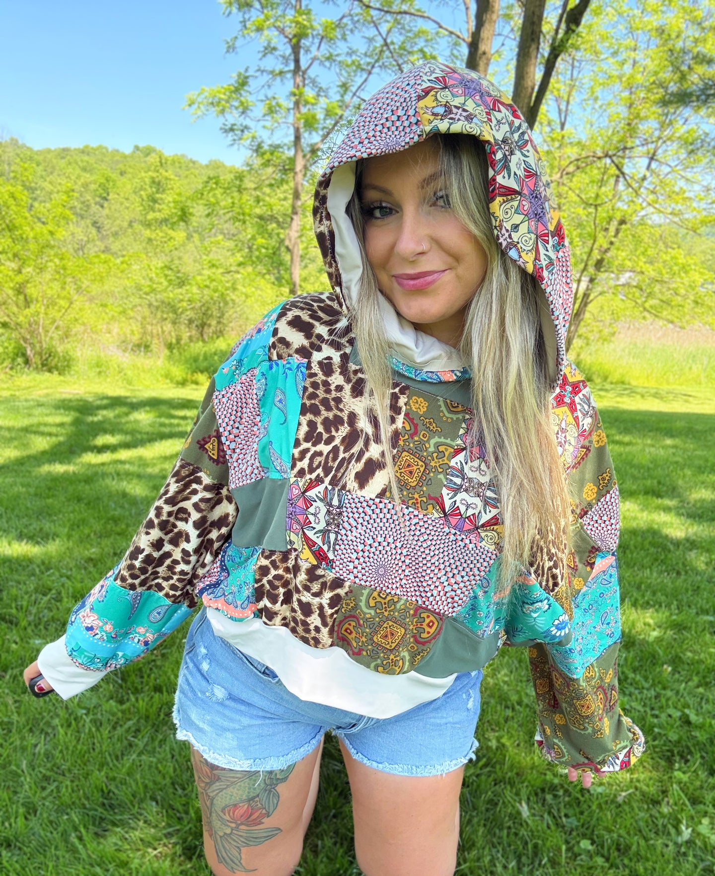 Jungle Cat Hoodie (L/XL)