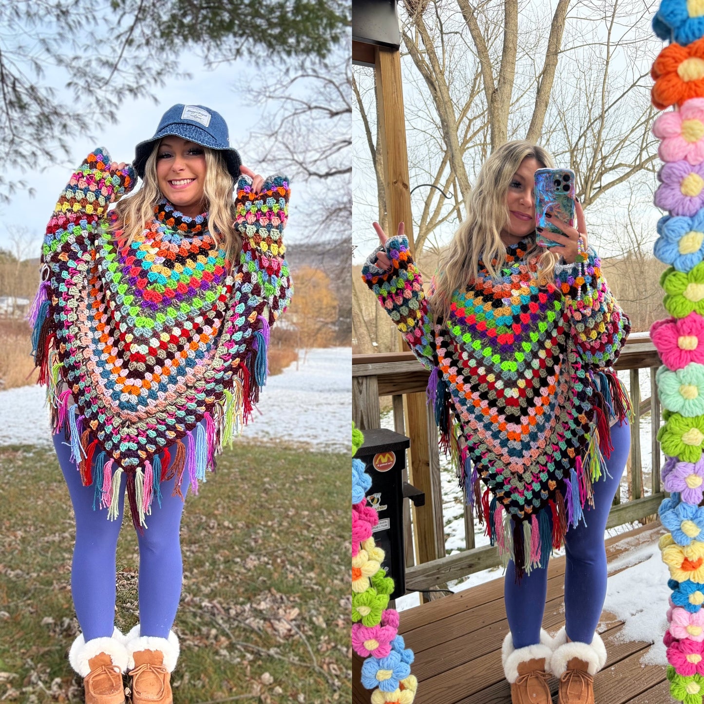 Top Down Poncho Sweater Pattern