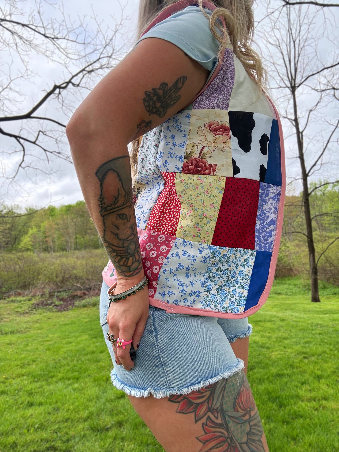 XS/S Patchwork Vest (Not Lined)