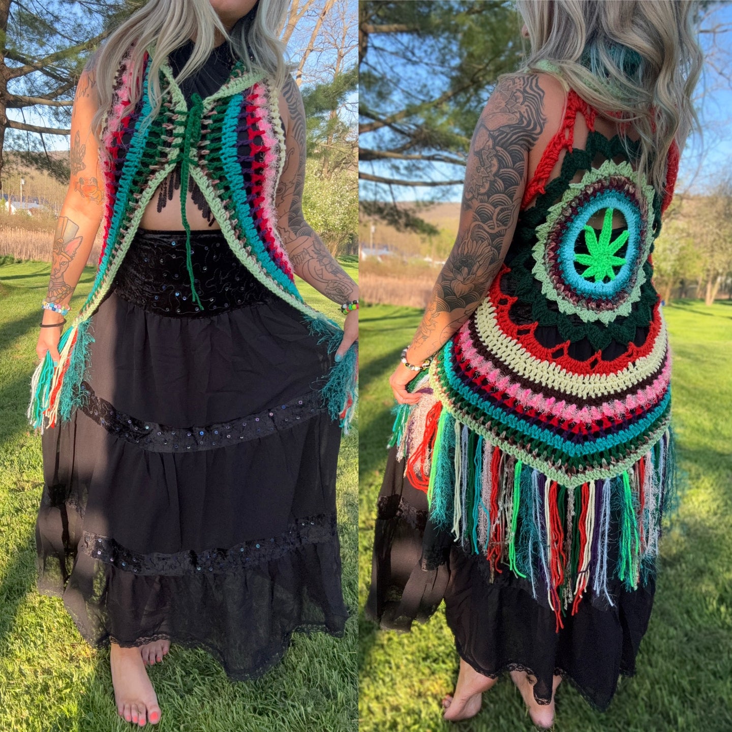 S/L Mary Jane Fringe Vest
