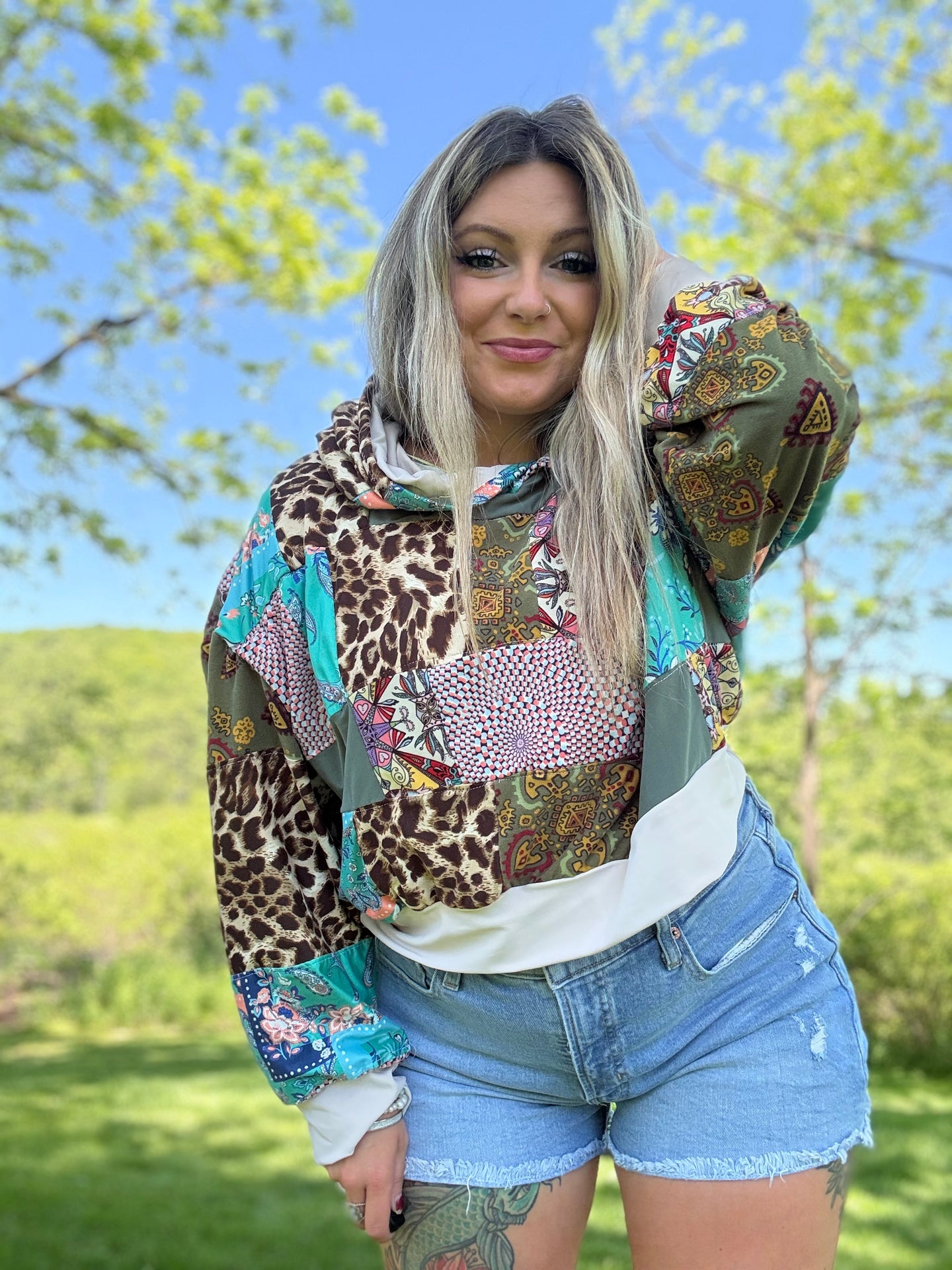 Jungle Cat Hoodie (L/XL)