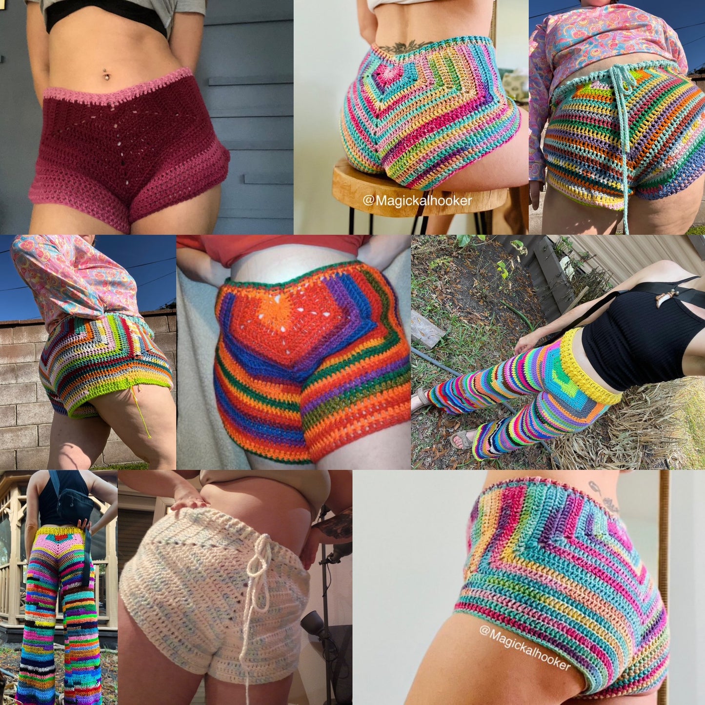 The Kaleidoscope Hot Pants Pattern