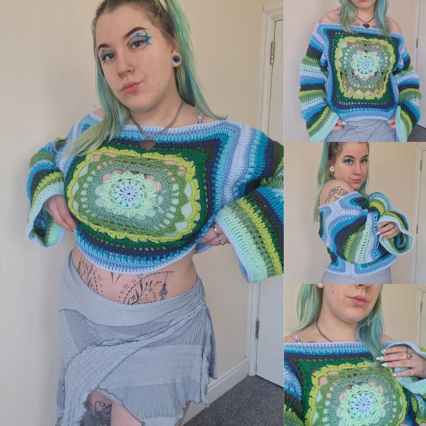 Mandala Effect Sweater Pattern