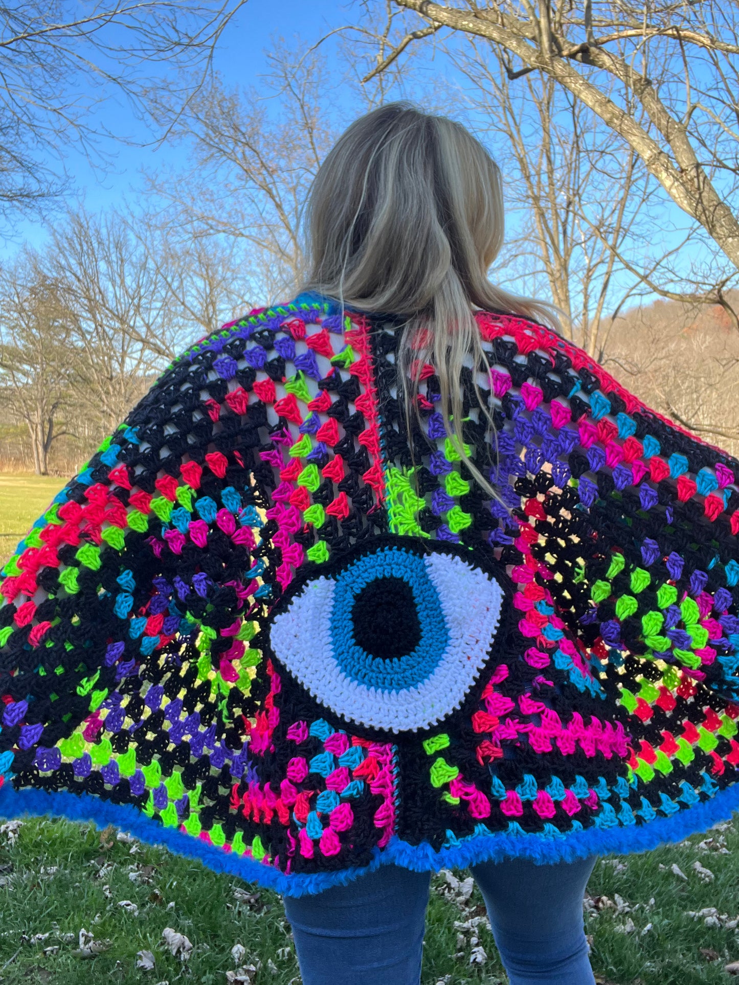 Oversized Third Eye Cardigan