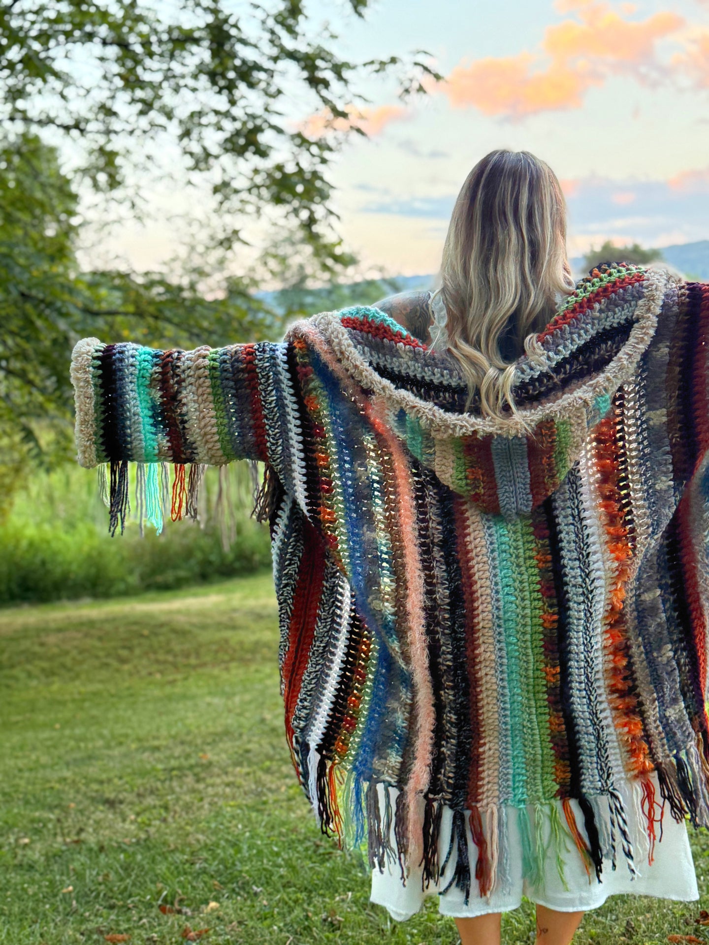 HEAVY Oversized Hooded Cloak - Winter Jacket Scrap Project