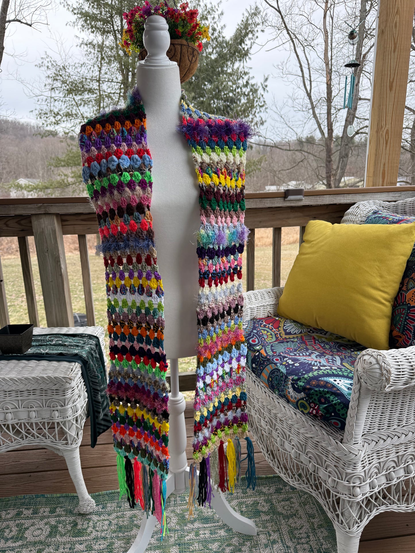 2 Custom Scrap Scarves