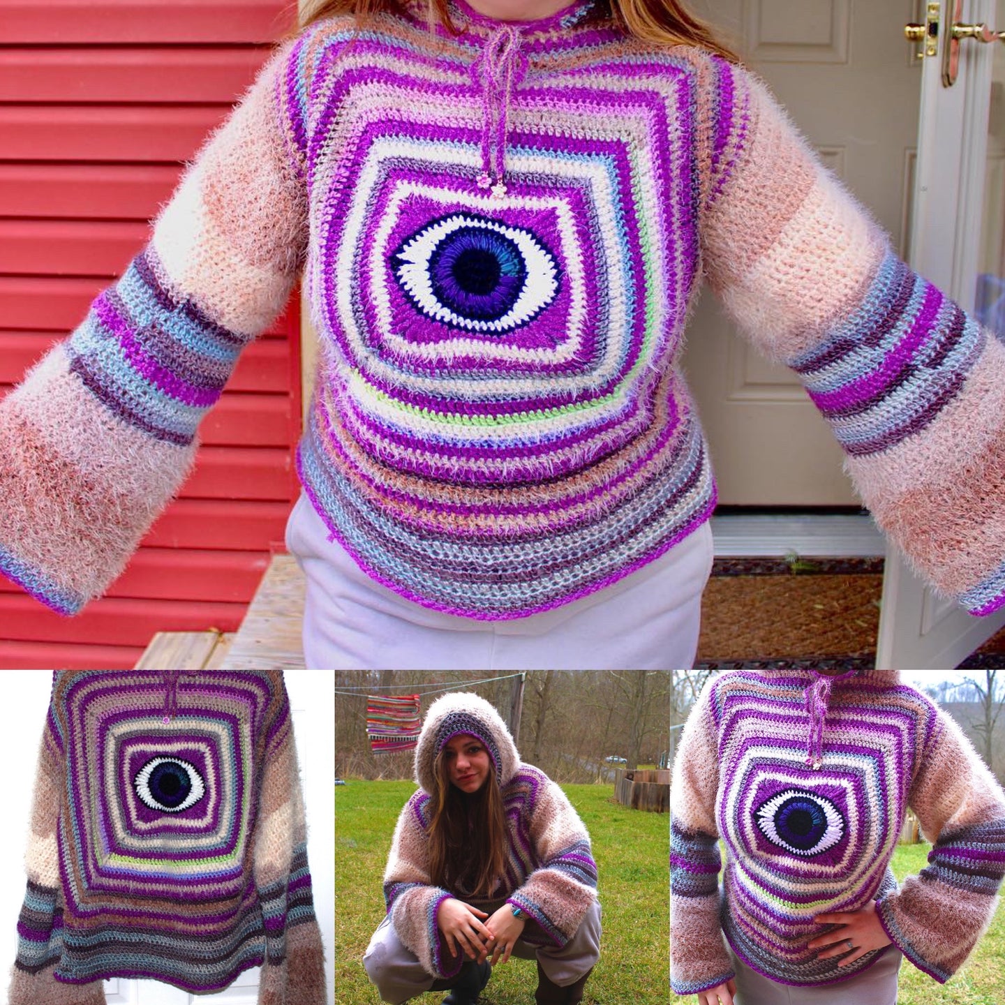 The Eye Candy Sweater - PDF Digital Download Pattern