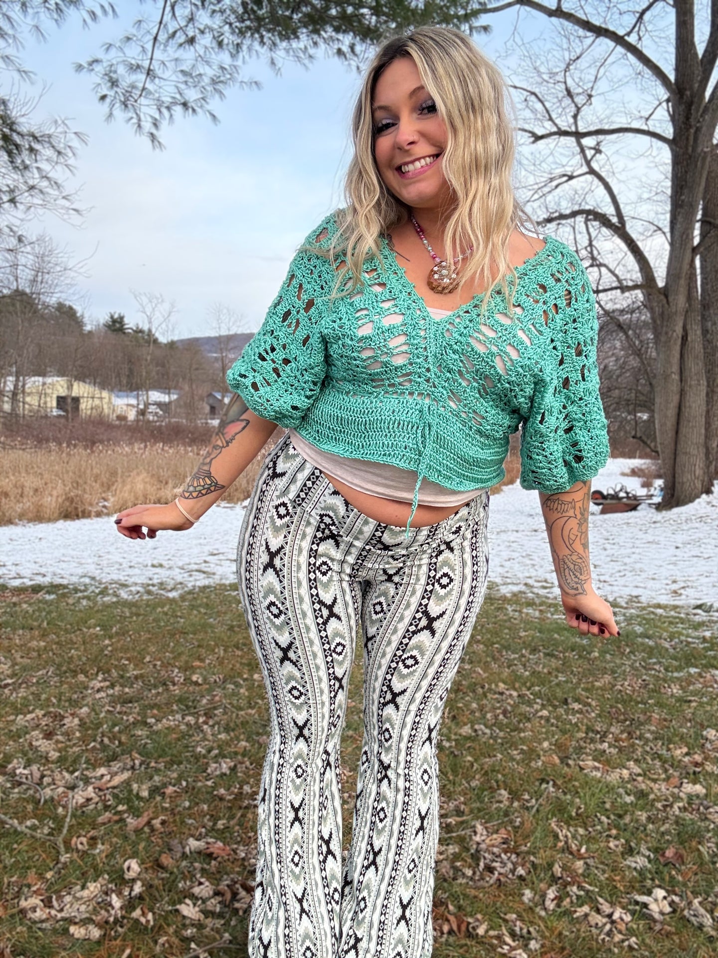 The Aura Cropped Summer Top