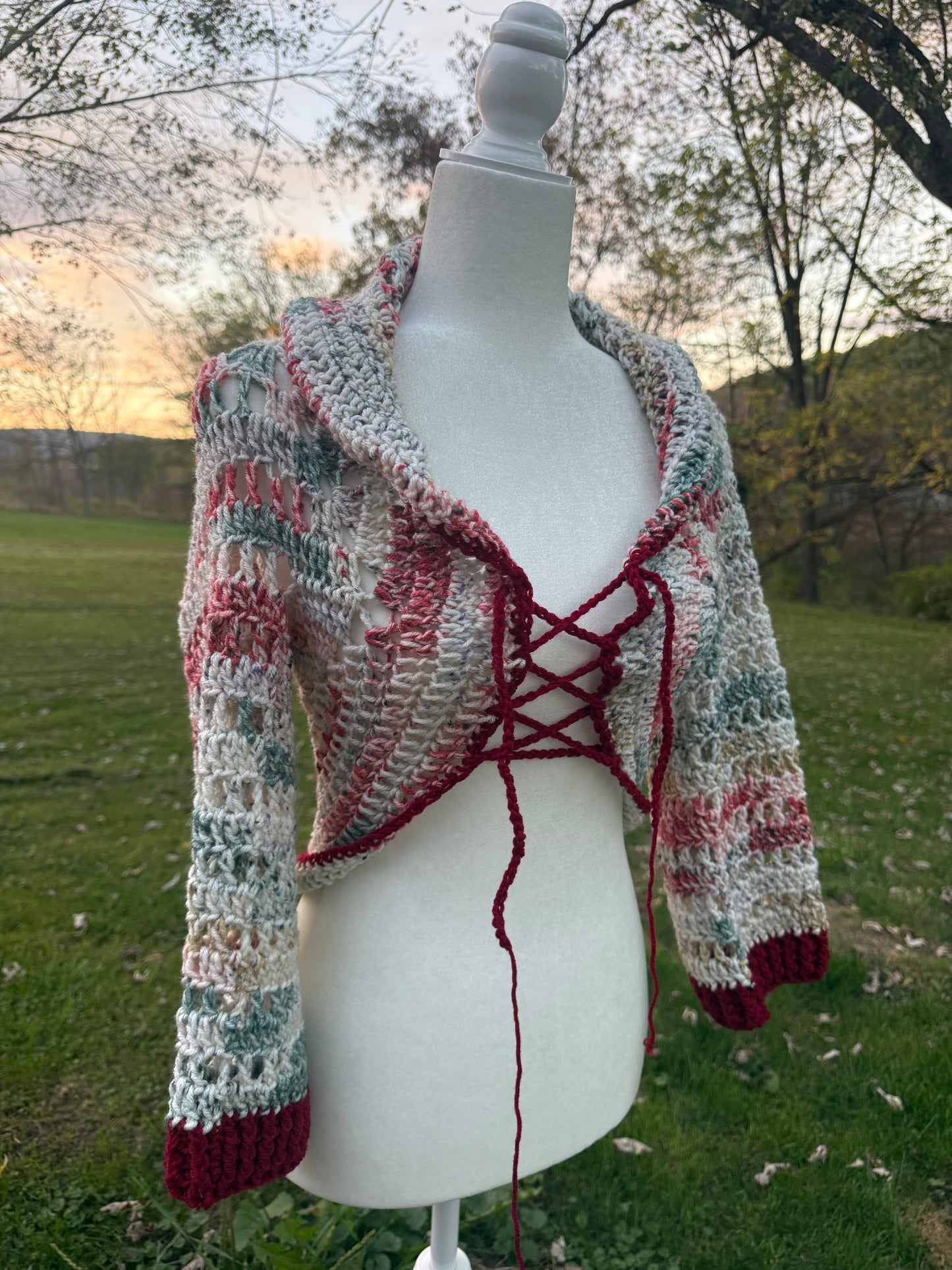 XS/S Cropped Sundial Shrug