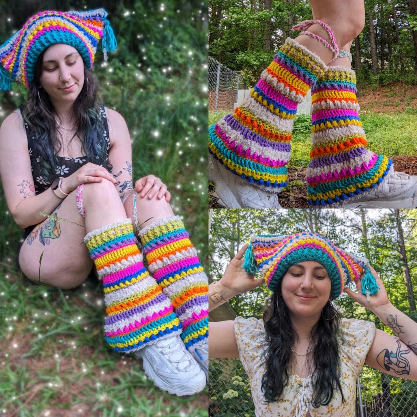 Solar Flares - Leg Warmer Pattern