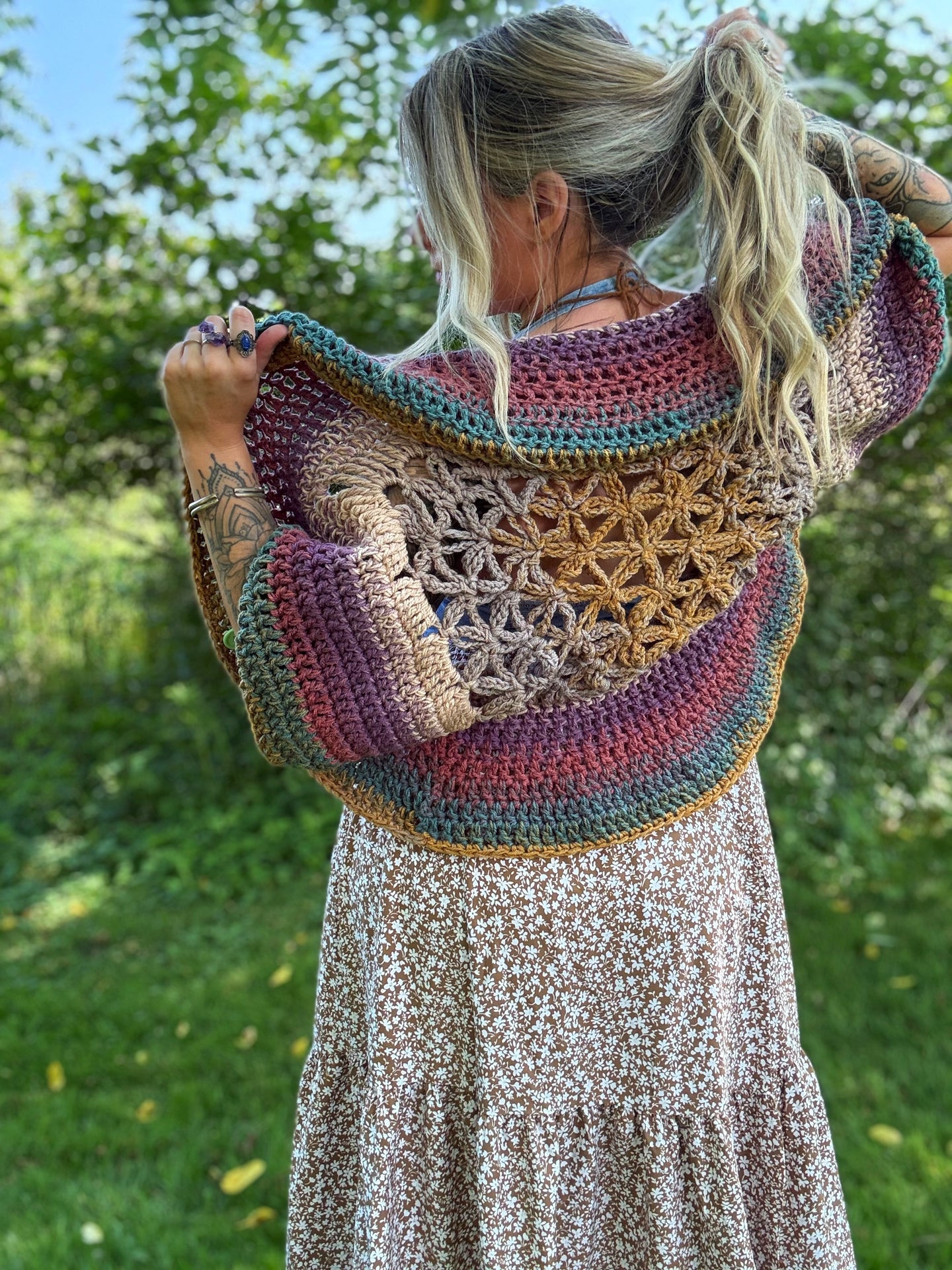 XS-M Flower of Life Shrug