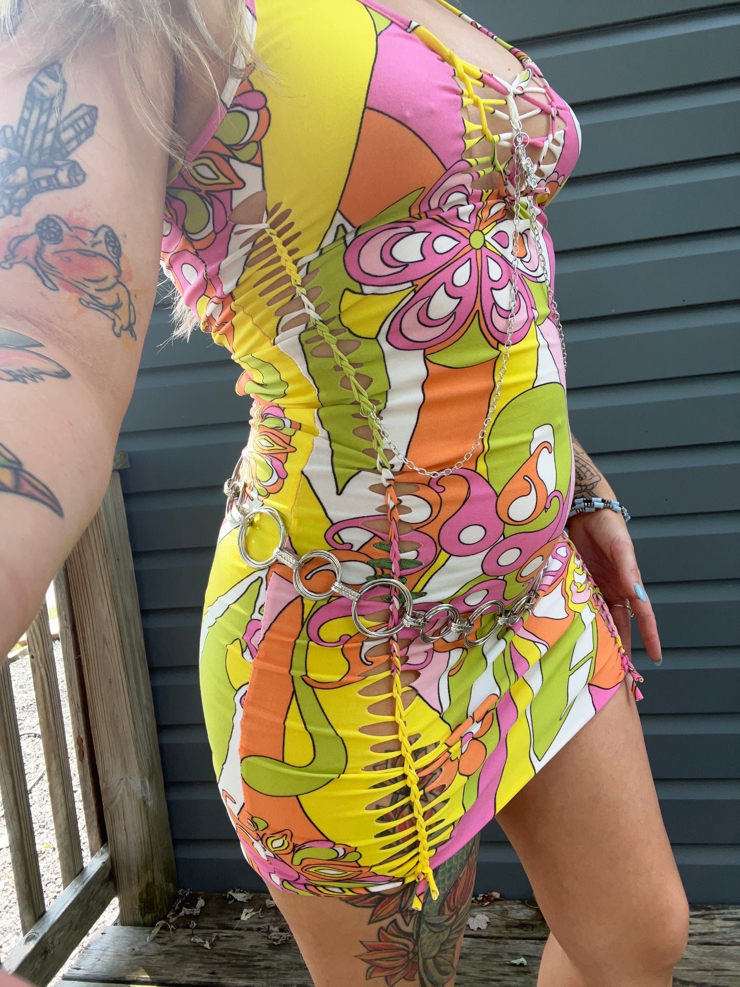 XS/S Slit Weave Dress - DISCOUNTED