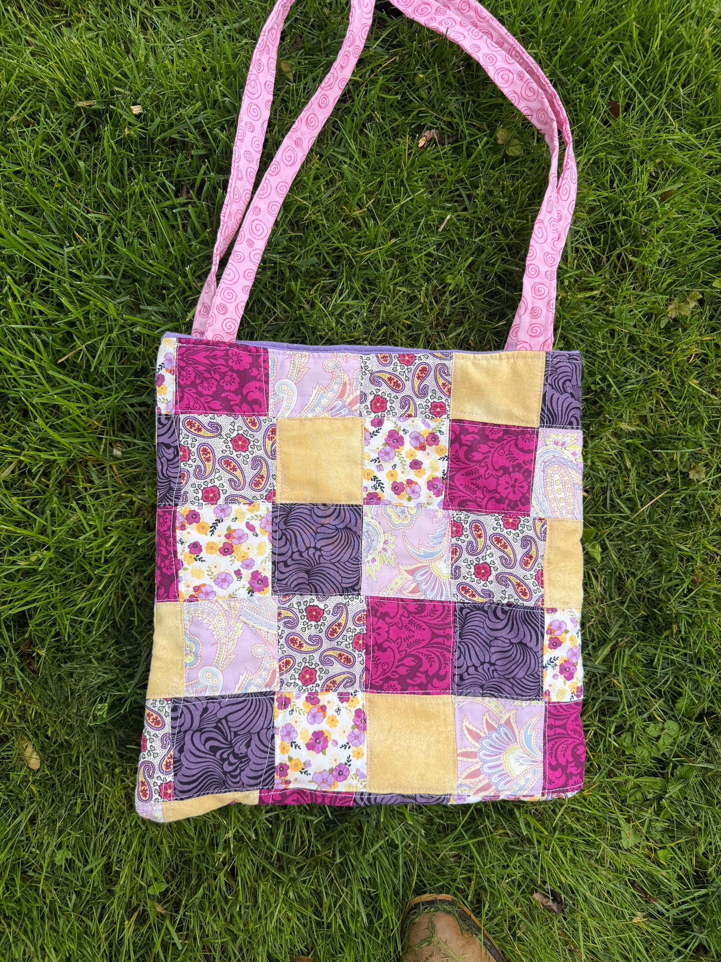 Quilted Patchwork Bug Purse