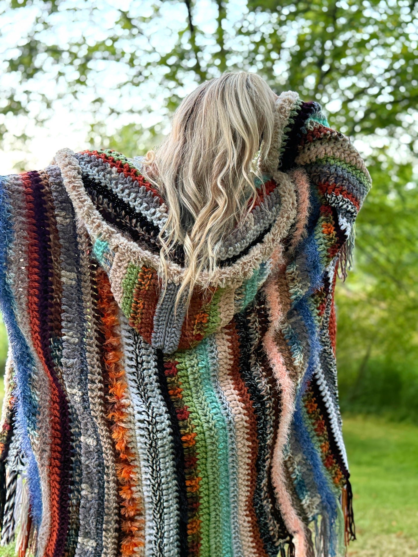 HEAVY Oversized Hooded Cloak - Winter Jacket Scrap Project