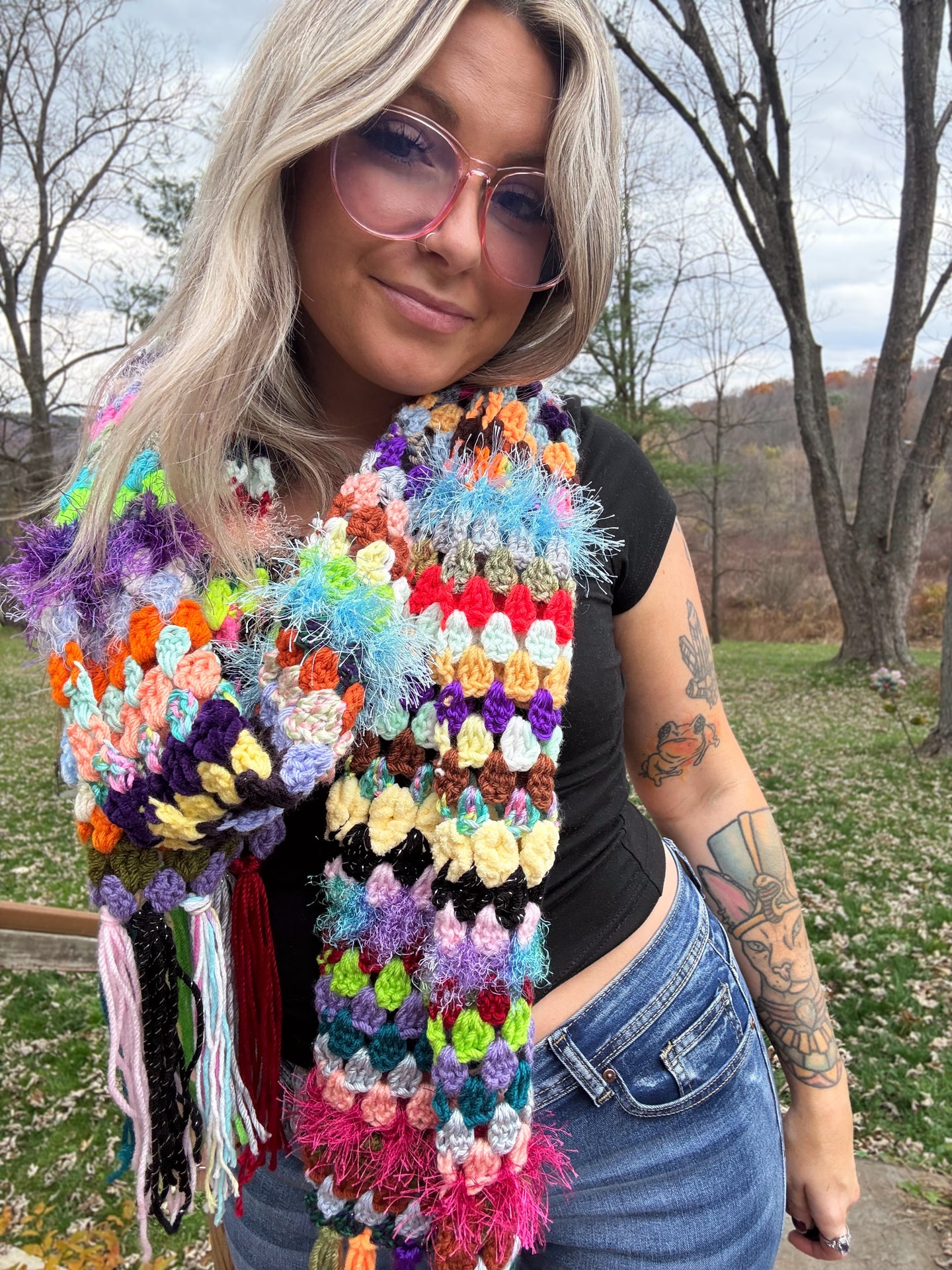 Made to Order Scrap Scarf (7-9 feet)