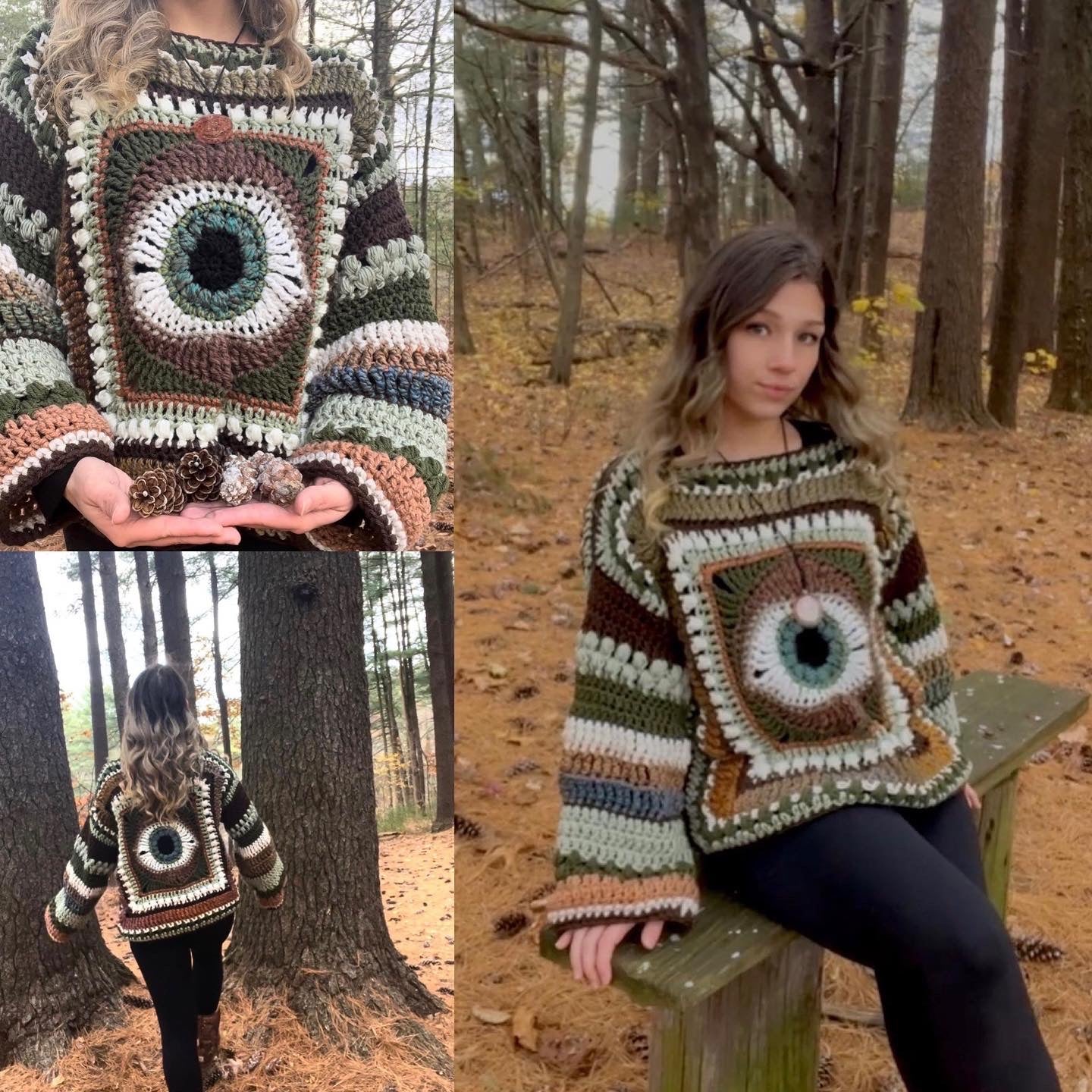 Caroline Sweater Pattern - Evil Eye Sweater