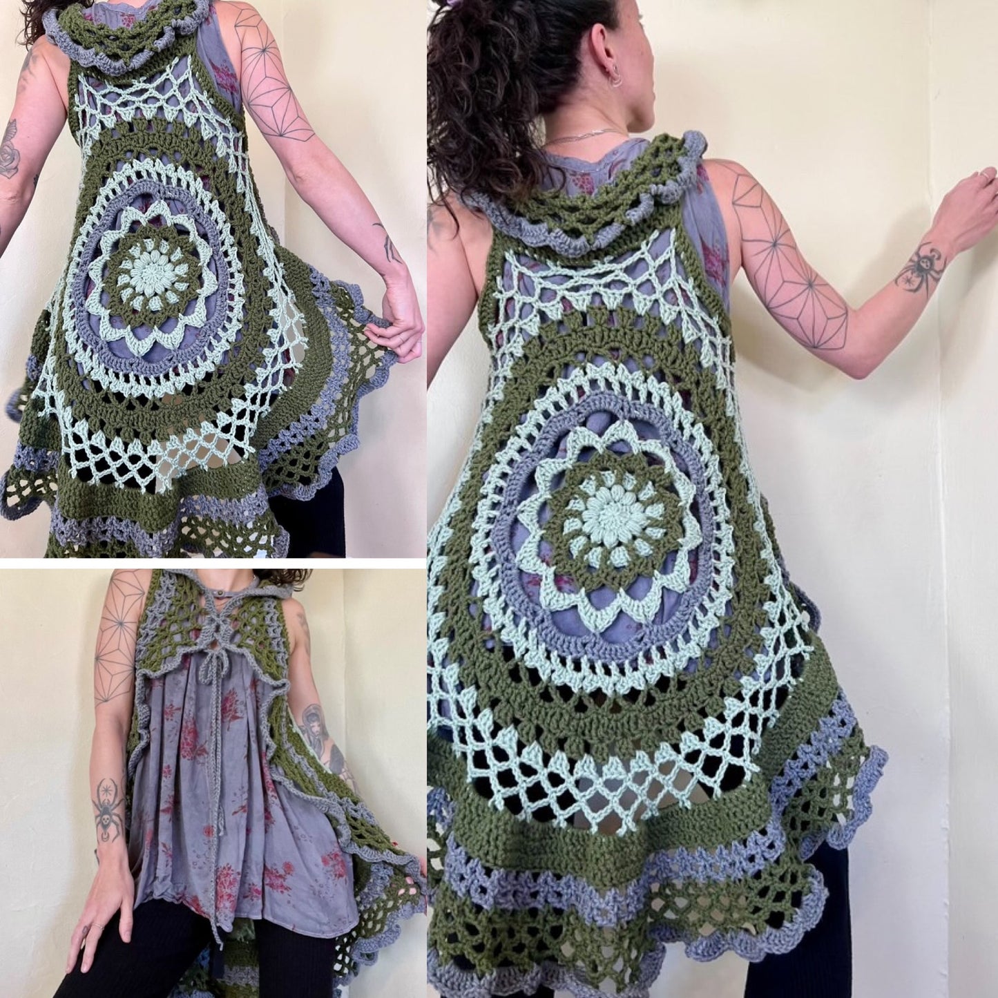 The Dahlia Duster Pattern (Sleeveless, Straight, or Flared Options)