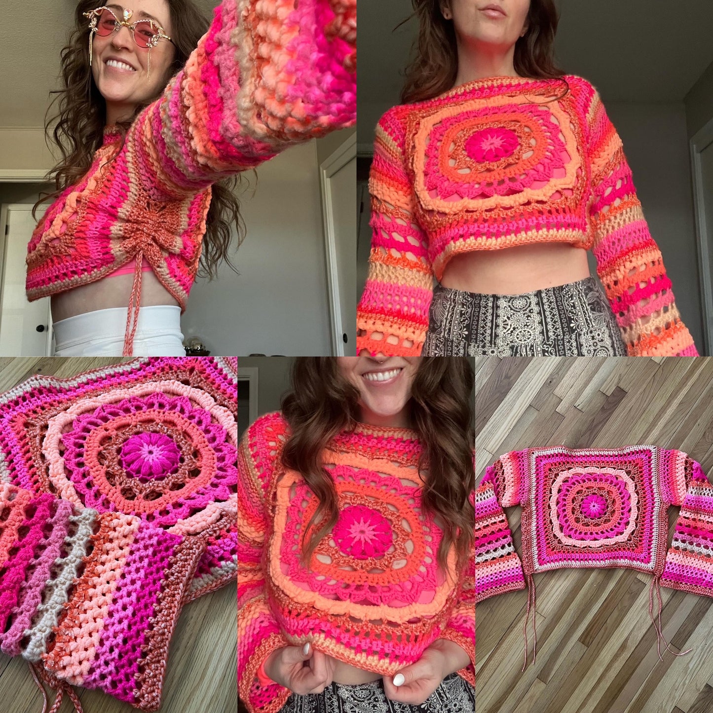 Mandala Effect Sweater Pattern