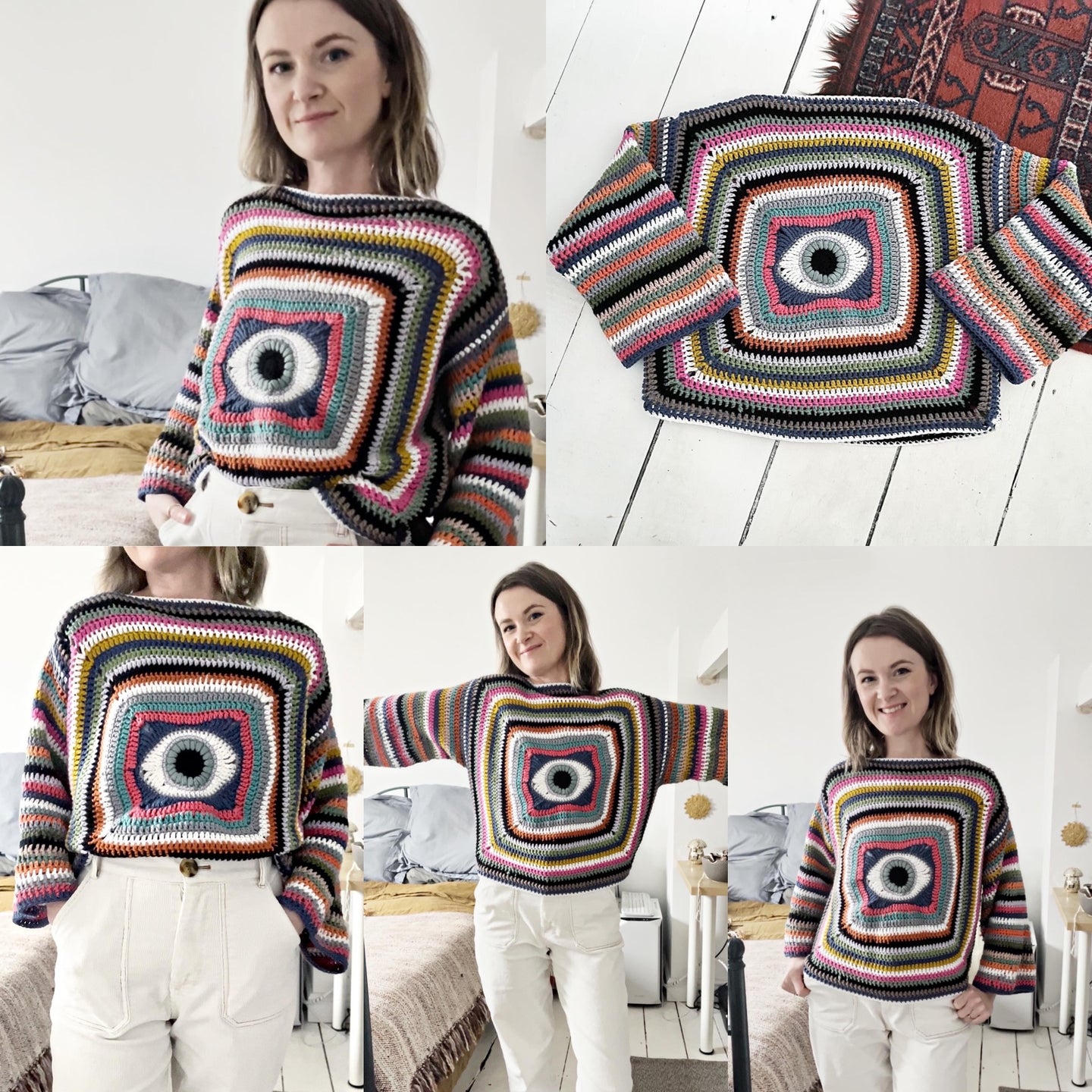 The Eye Candy Sweater - PDF Digital Download Pattern