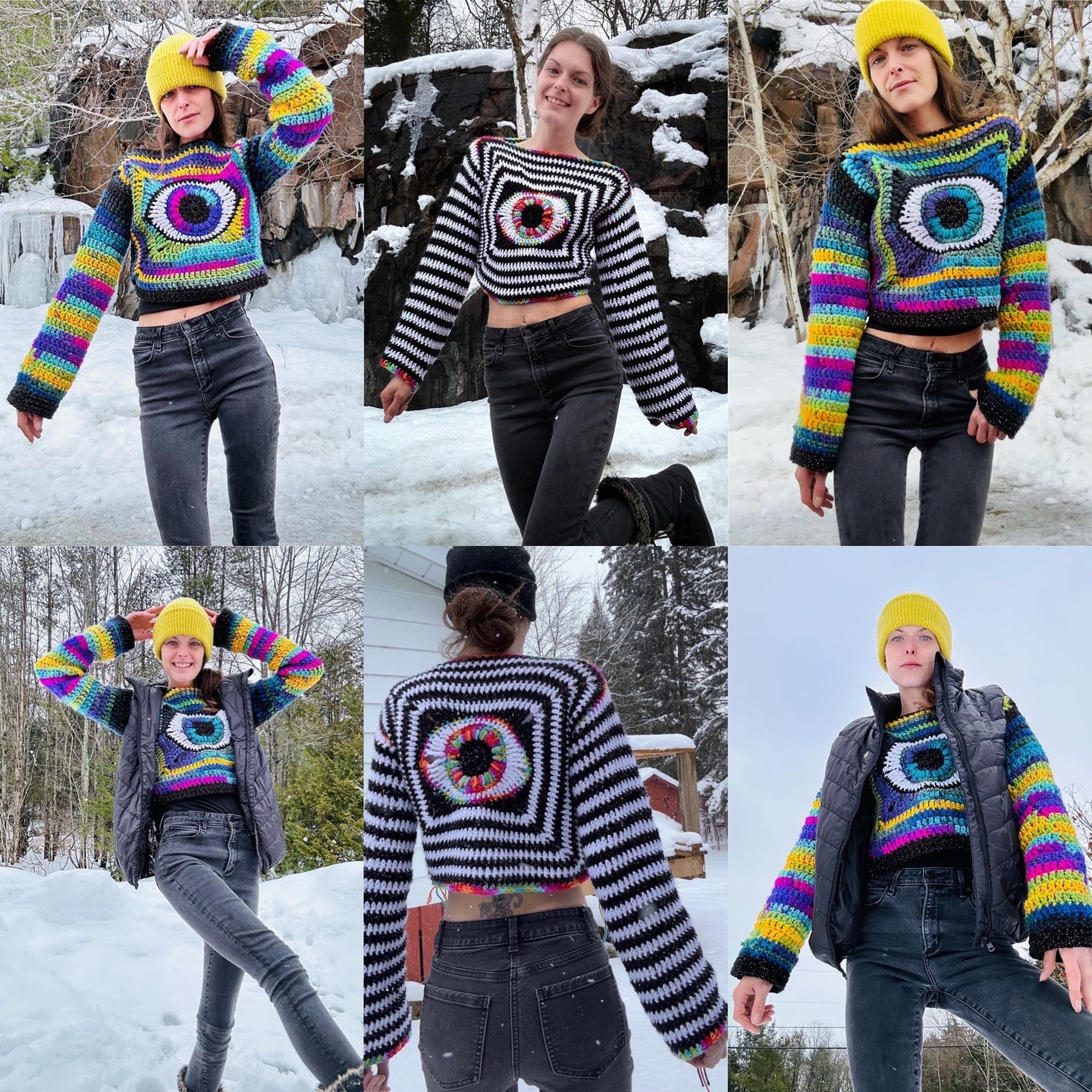 The Eye Candy Sweater - PDF Digital Download Pattern