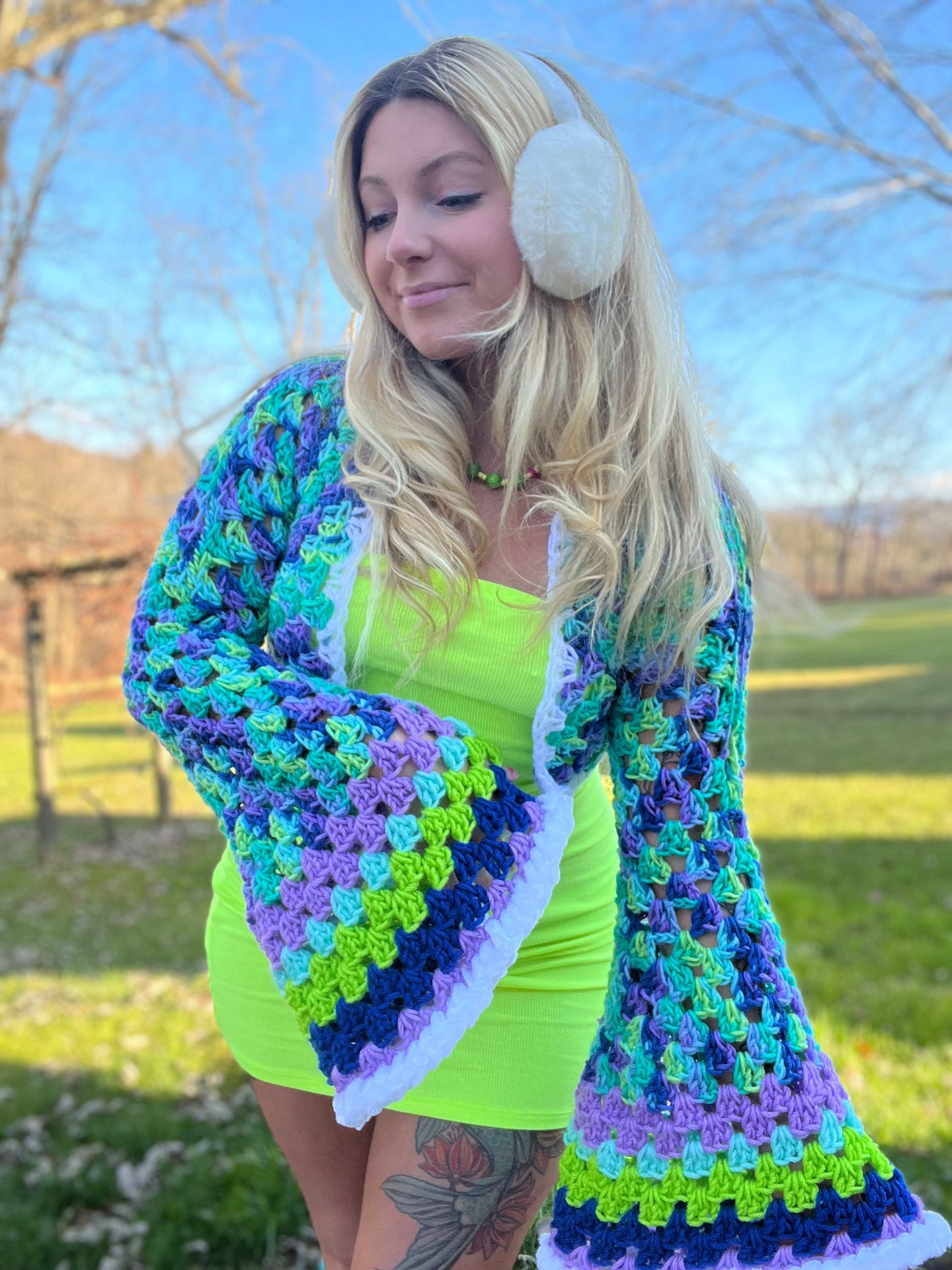 XS/S Bell Sleeve Cardigan