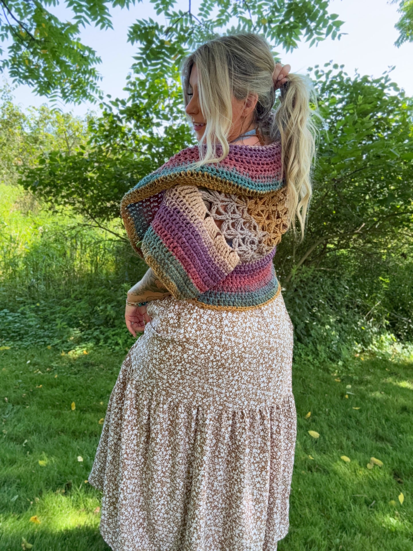 XS-M Flower of Life Shrug