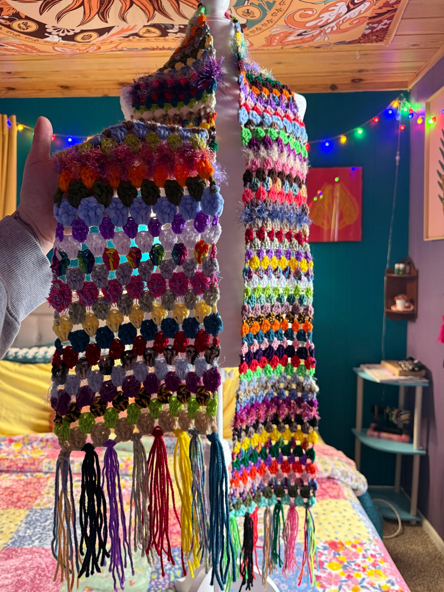 2 Custom Scrap Scarves