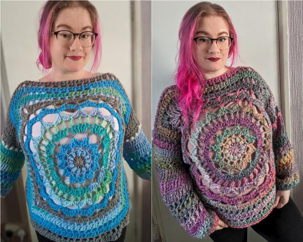 Mandala Effect Sweater Pattern