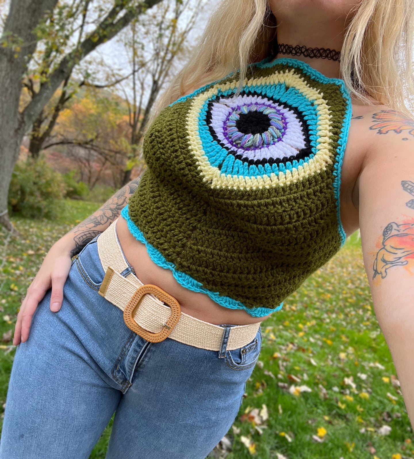 M/L Iris Halter Top