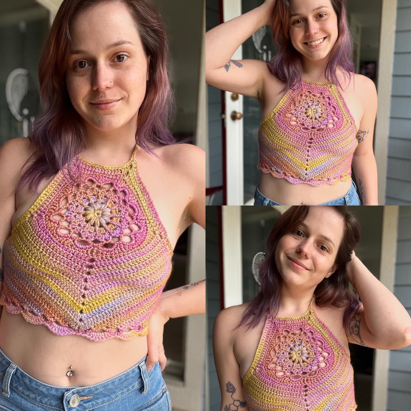 The StarFlower Halter Top Pattern