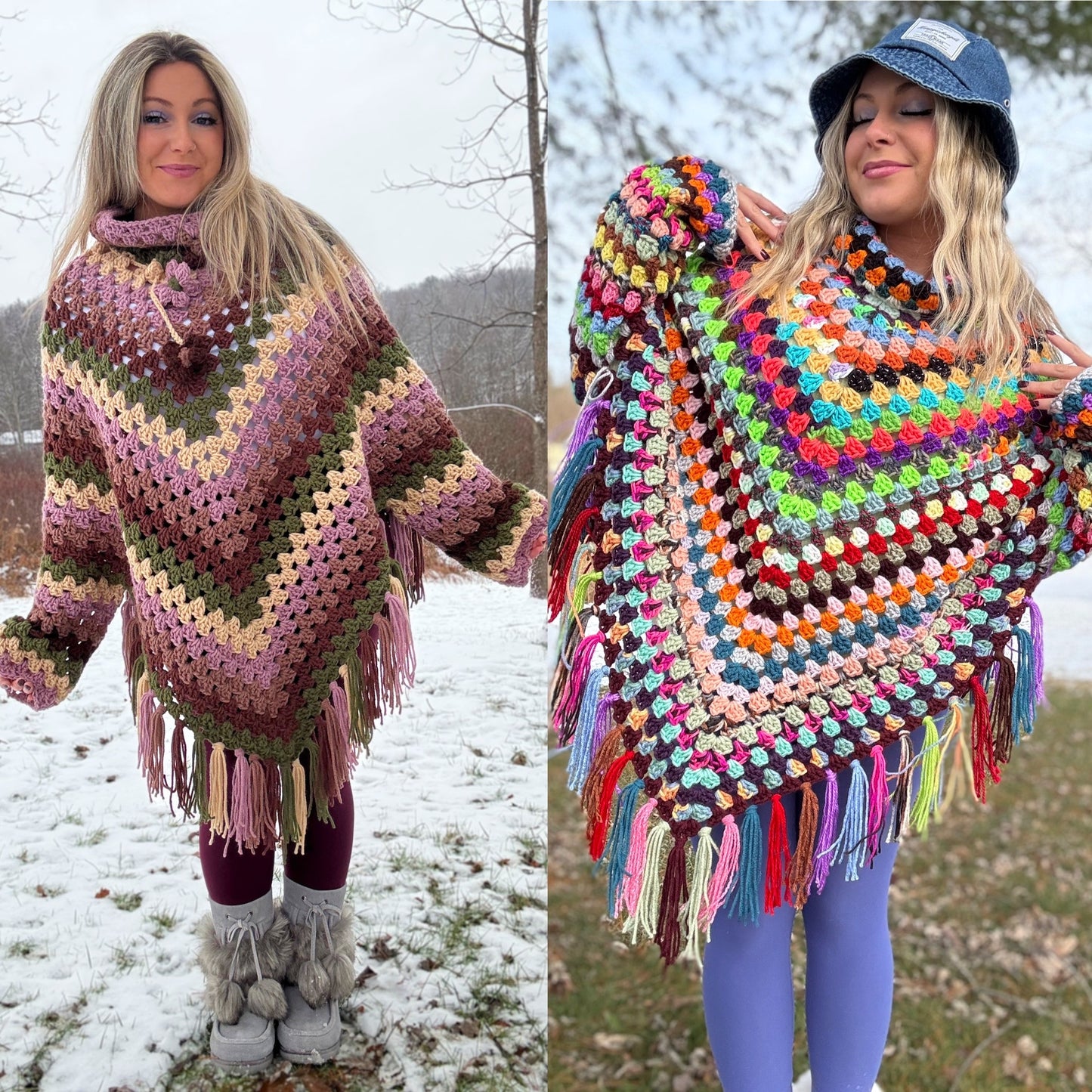 Top Down Poncho Sweater Pattern