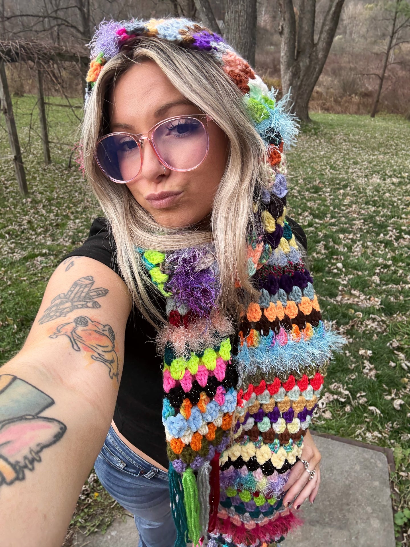 Made to Order Scrap Scarf (7-9 feet)