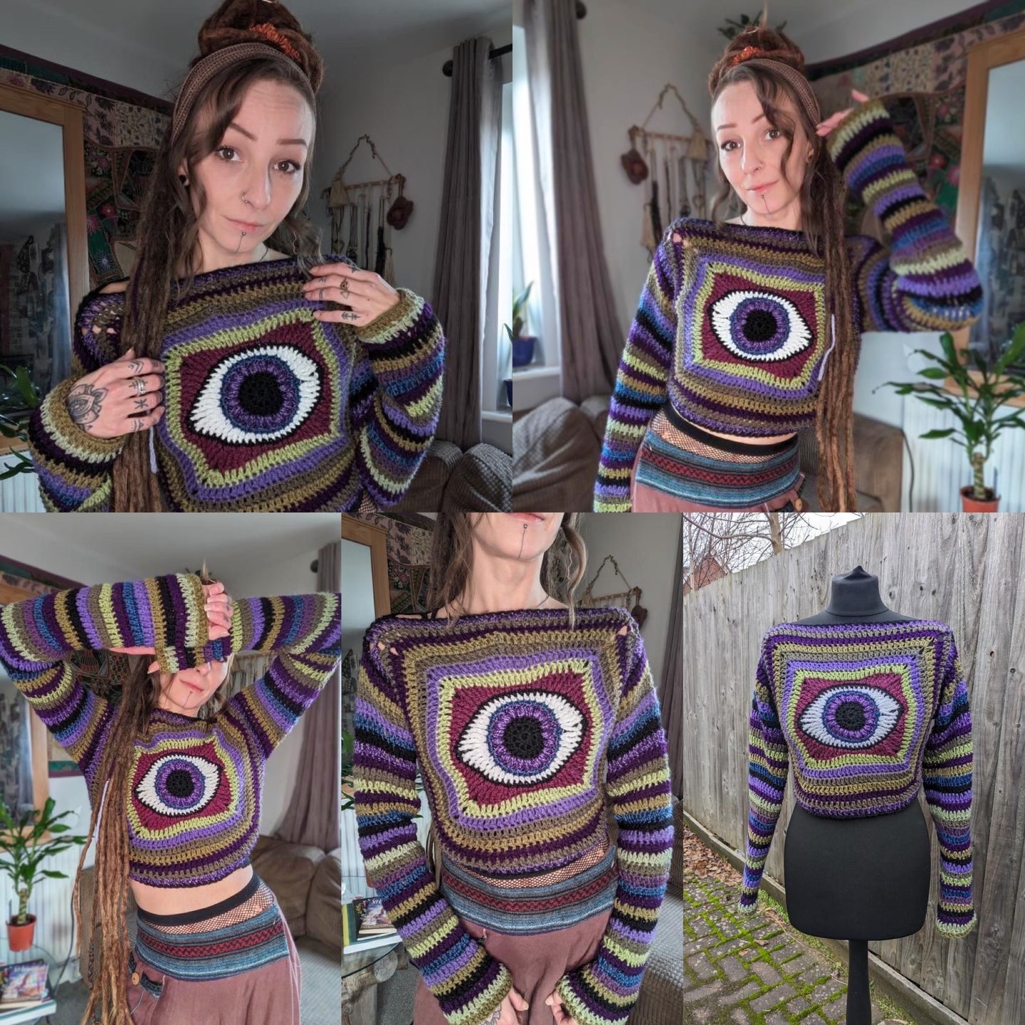 The Eye Candy Sweater - PDF Digital Download Pattern