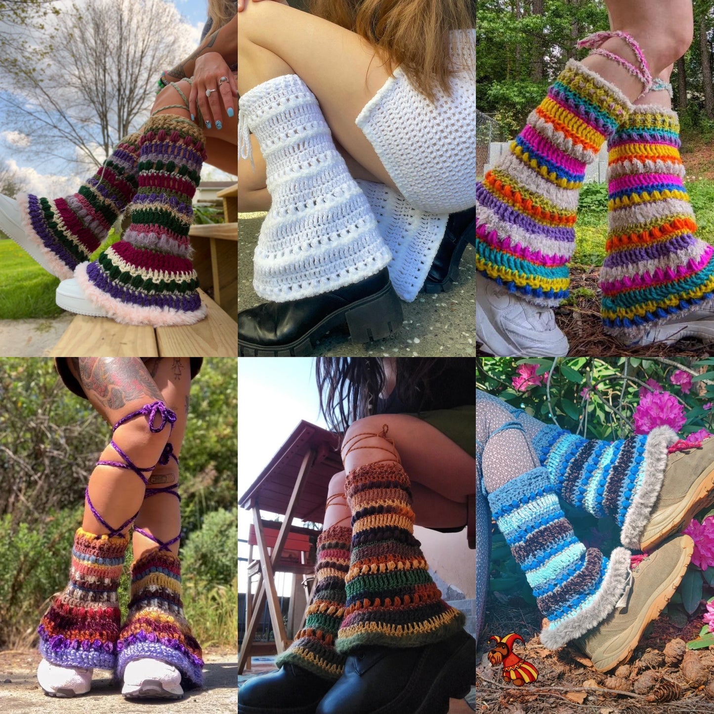 Solar Flares - Leg Warmer Pattern