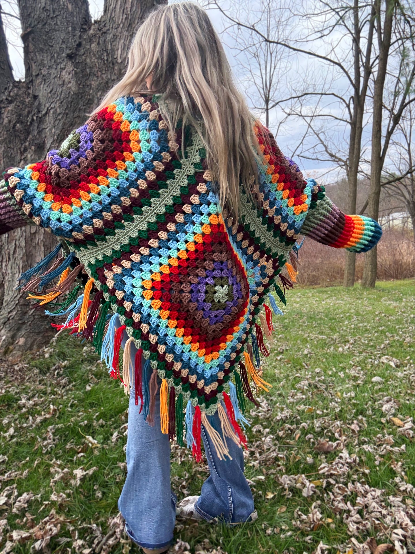 Custom Sweater Poncho (2XL)