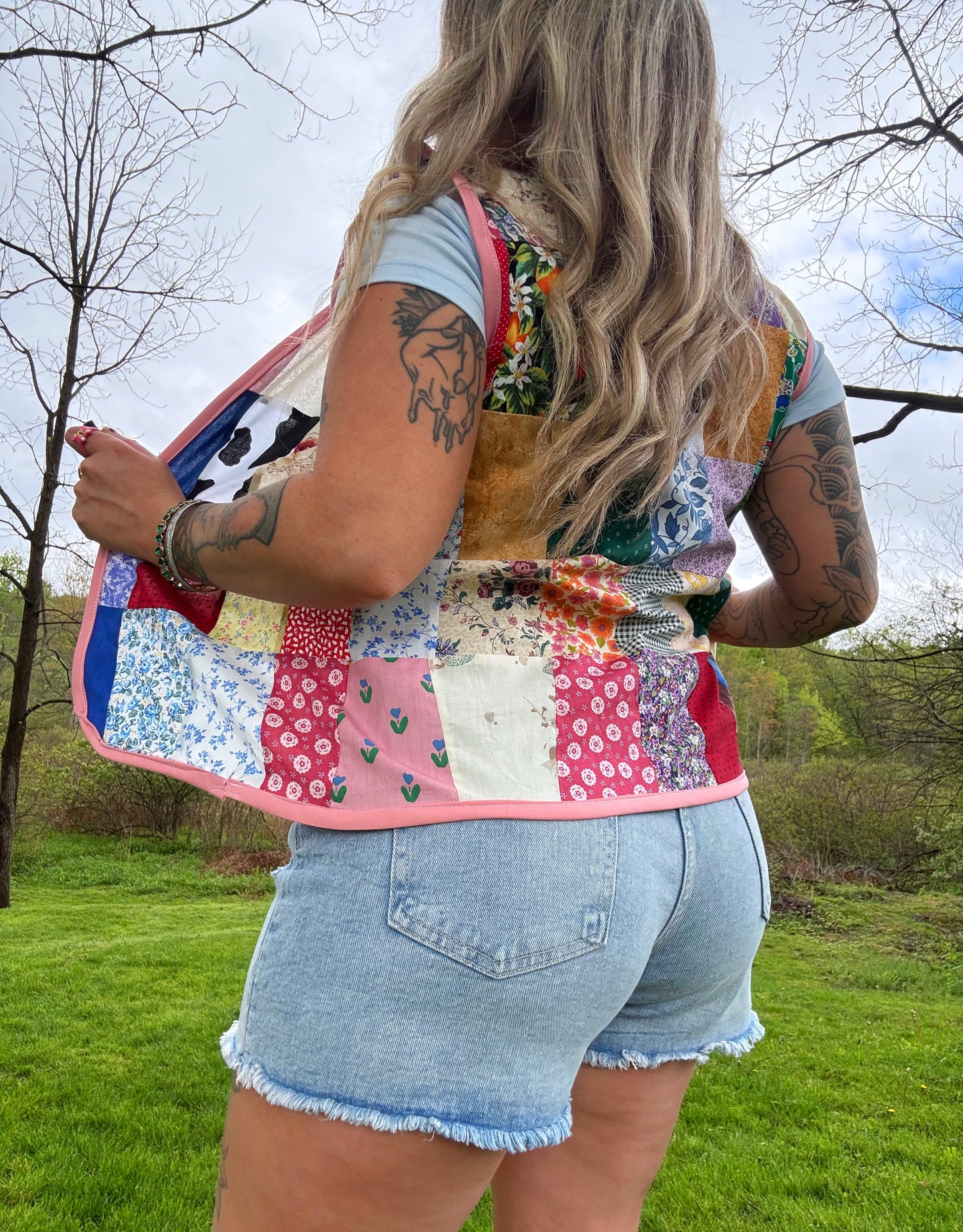 XS/S Patchwork Vest (Not Lined)