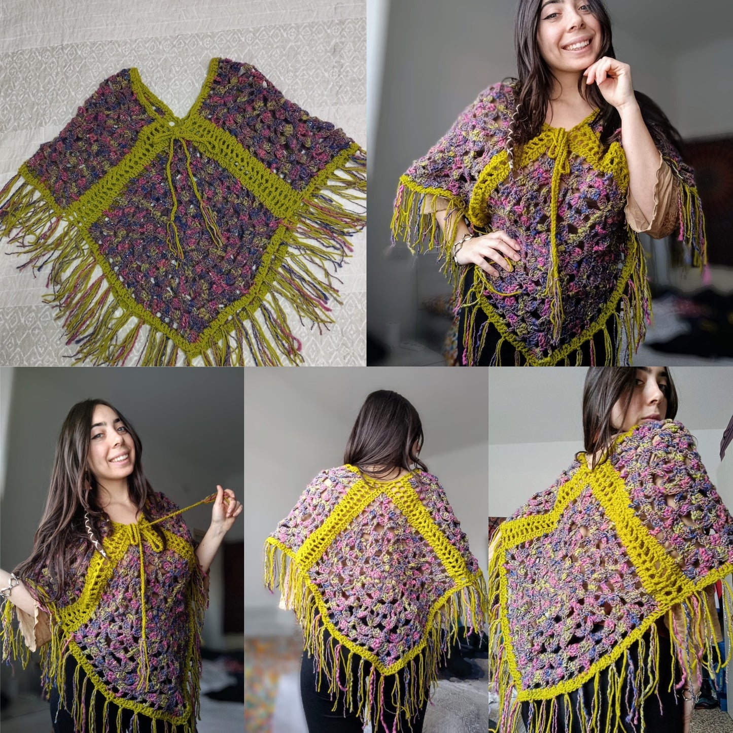 The Mandala Effect Poncho Pattern