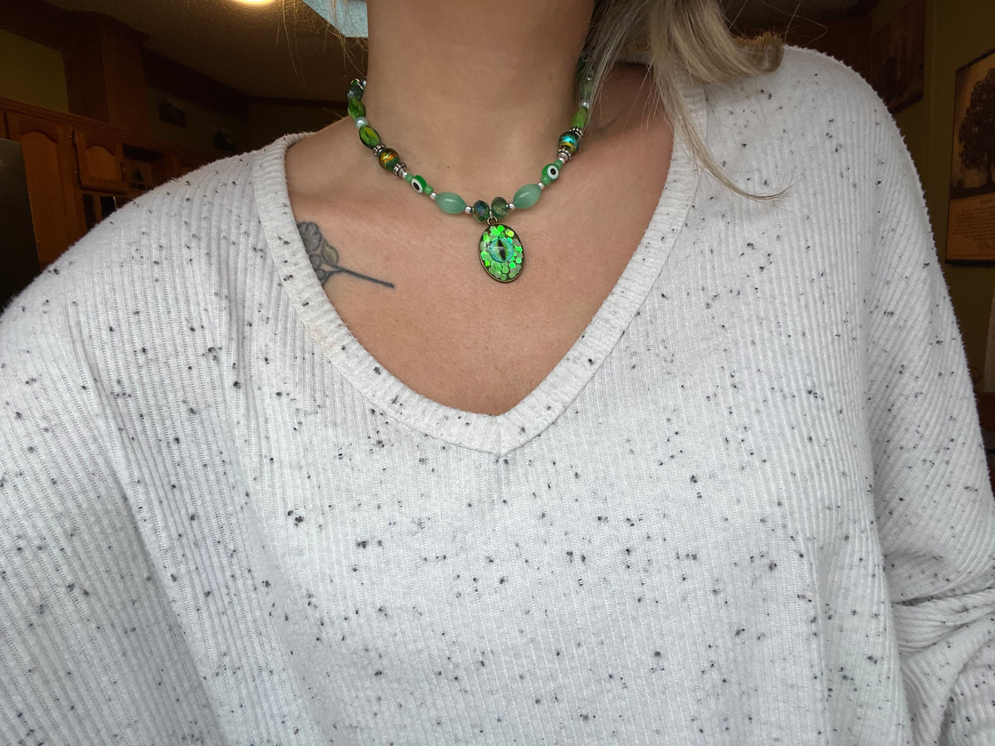 Third Eye Beaded Chokers 15-18”