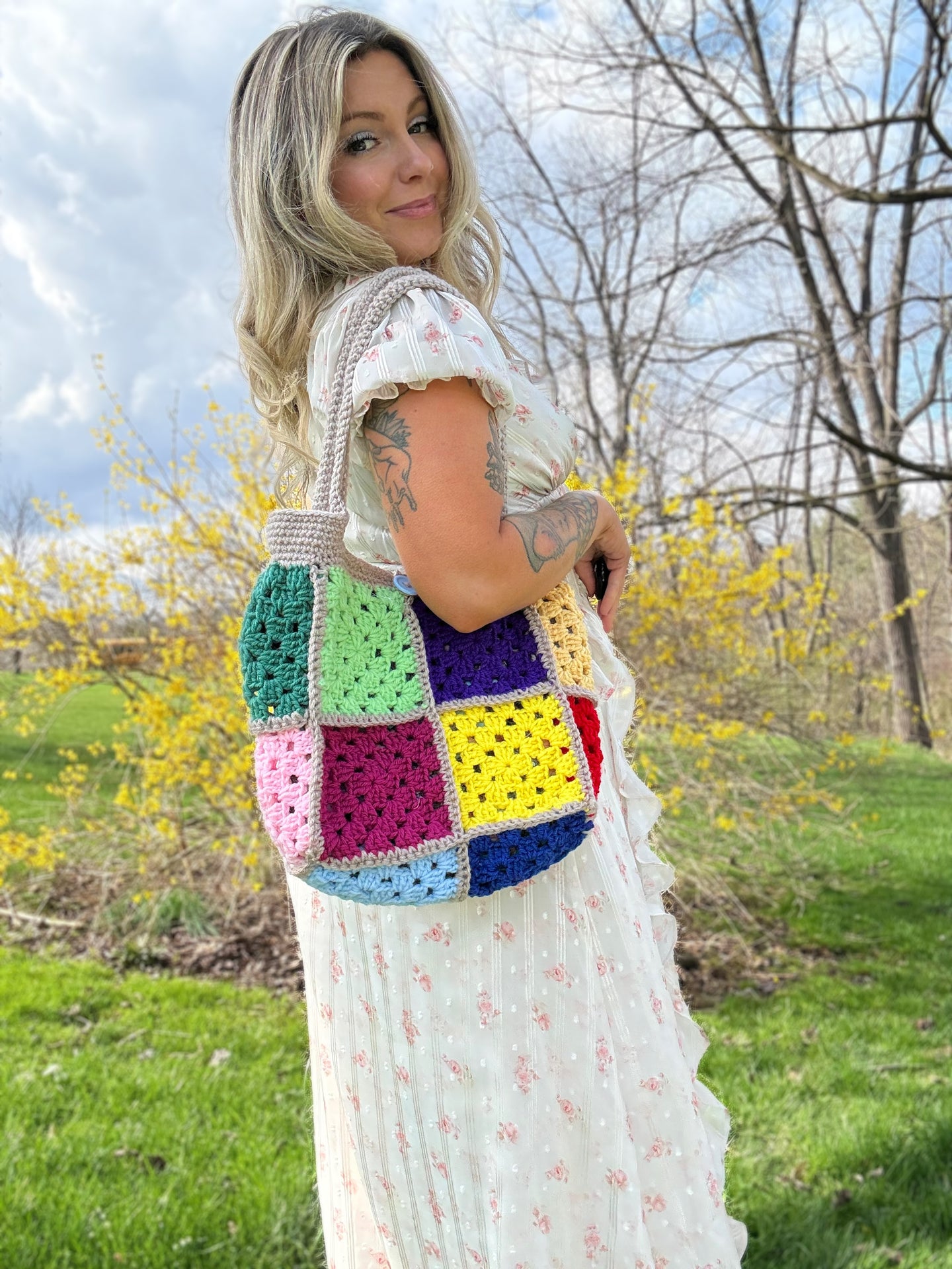 Patchwork Purse with Liner