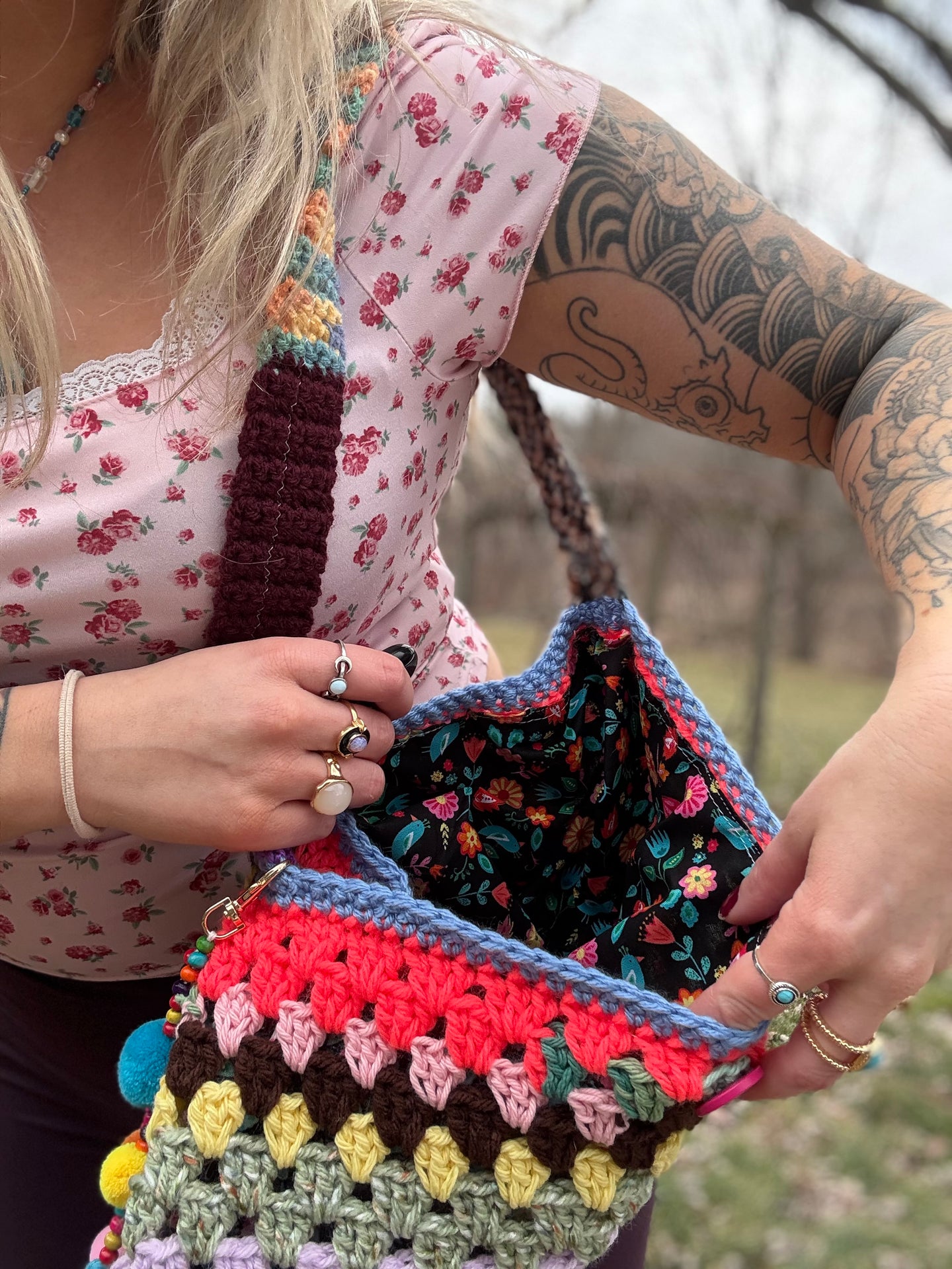 Scrappy Purse with Liner