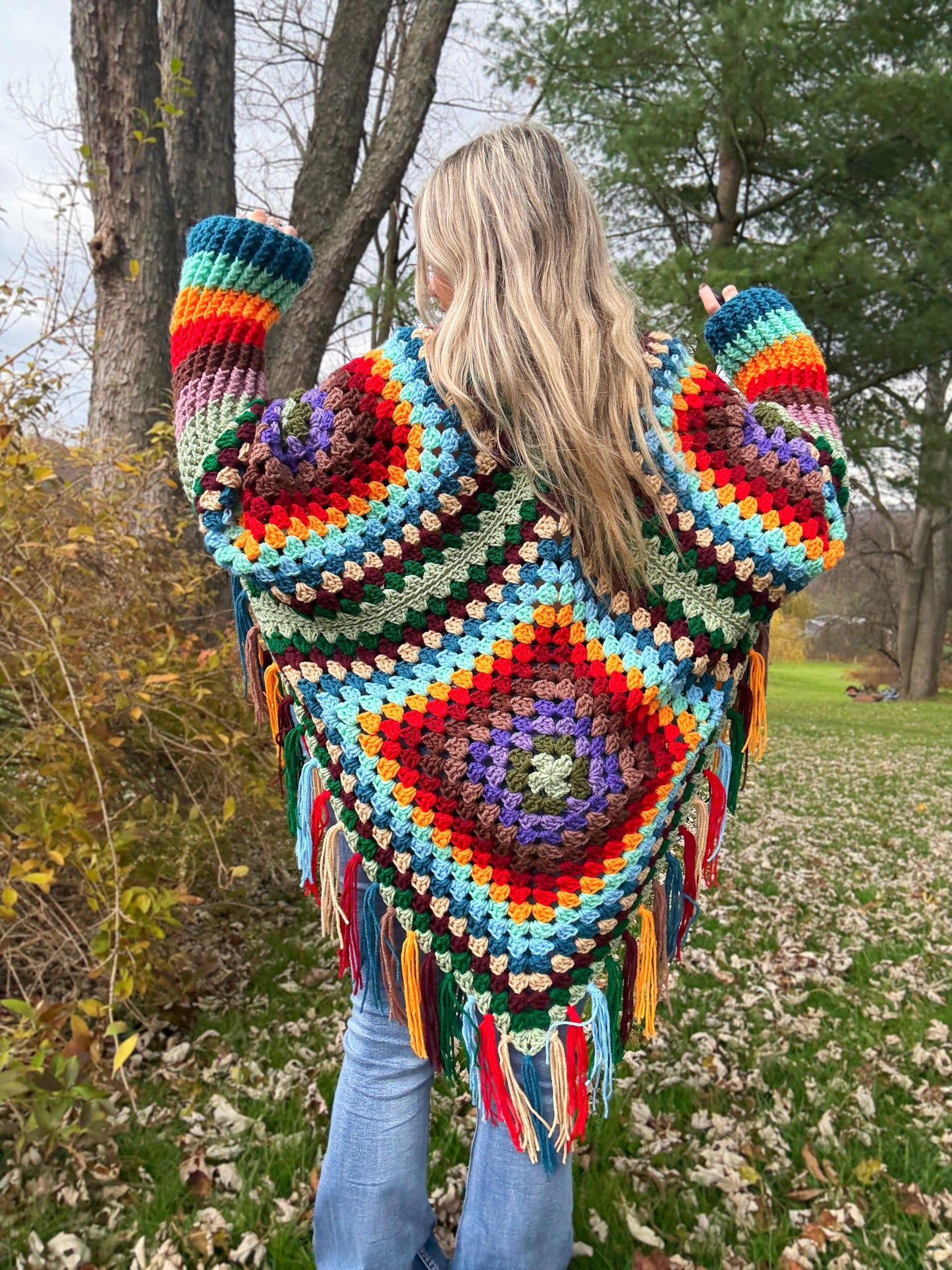 Custom Sweater Poncho (2XL)
