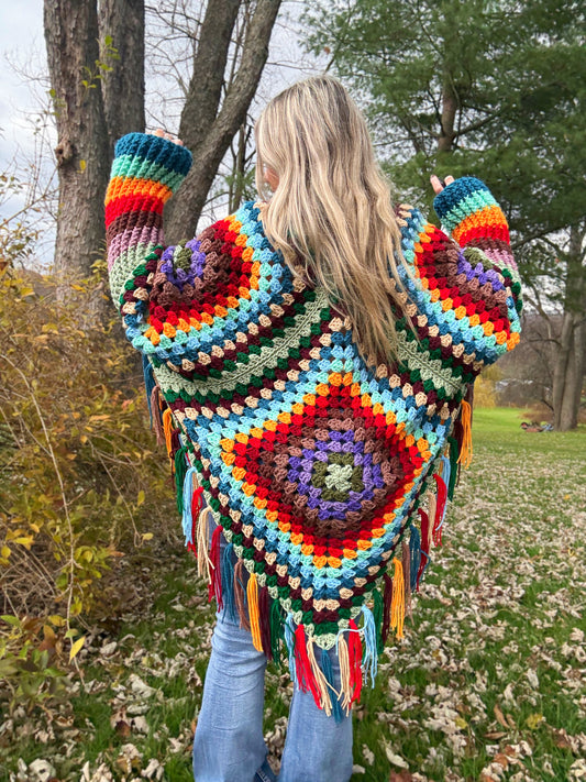 Custom Sweater Poncho (2XL)