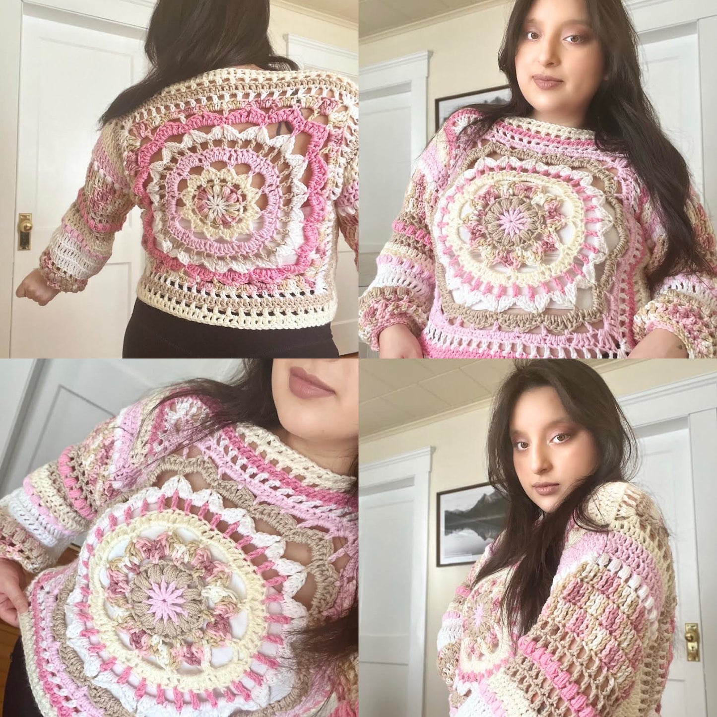 Mandala Effect Sweater Pattern