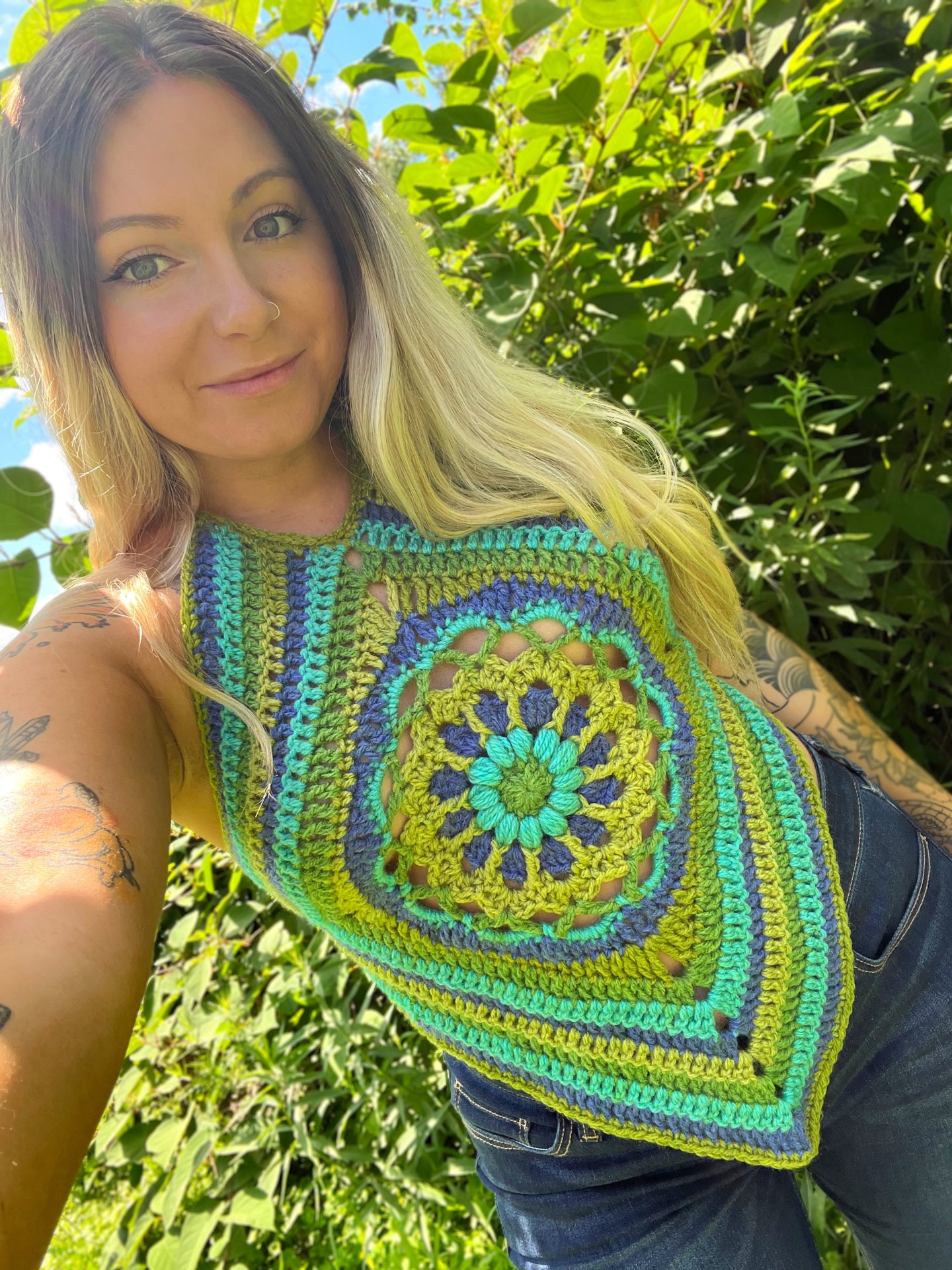 Dahlia Diamond Top (XS-M)