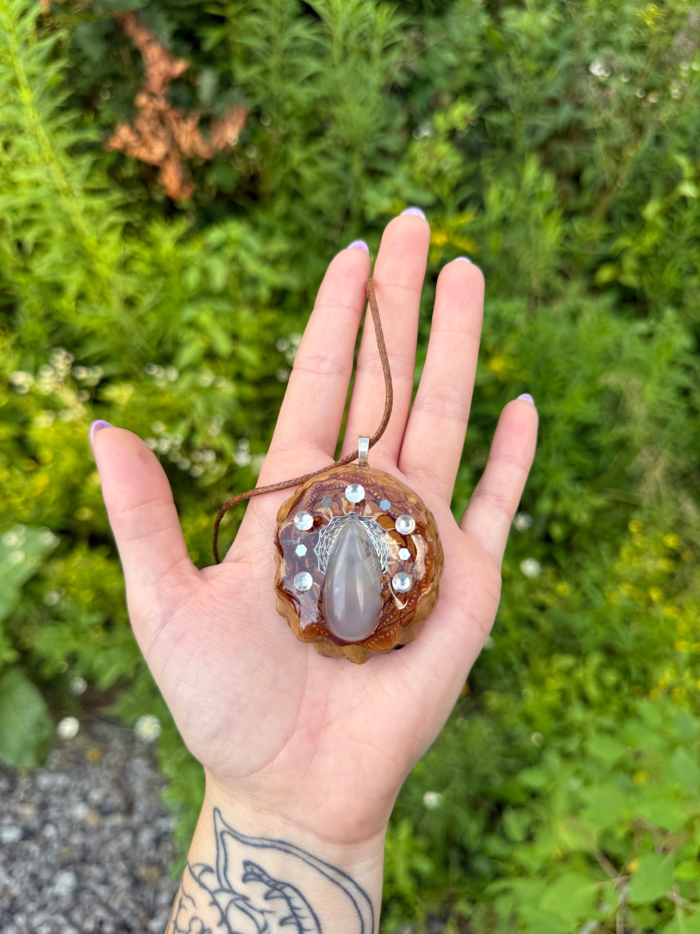 Sacred Geometry Pinecone Pendant