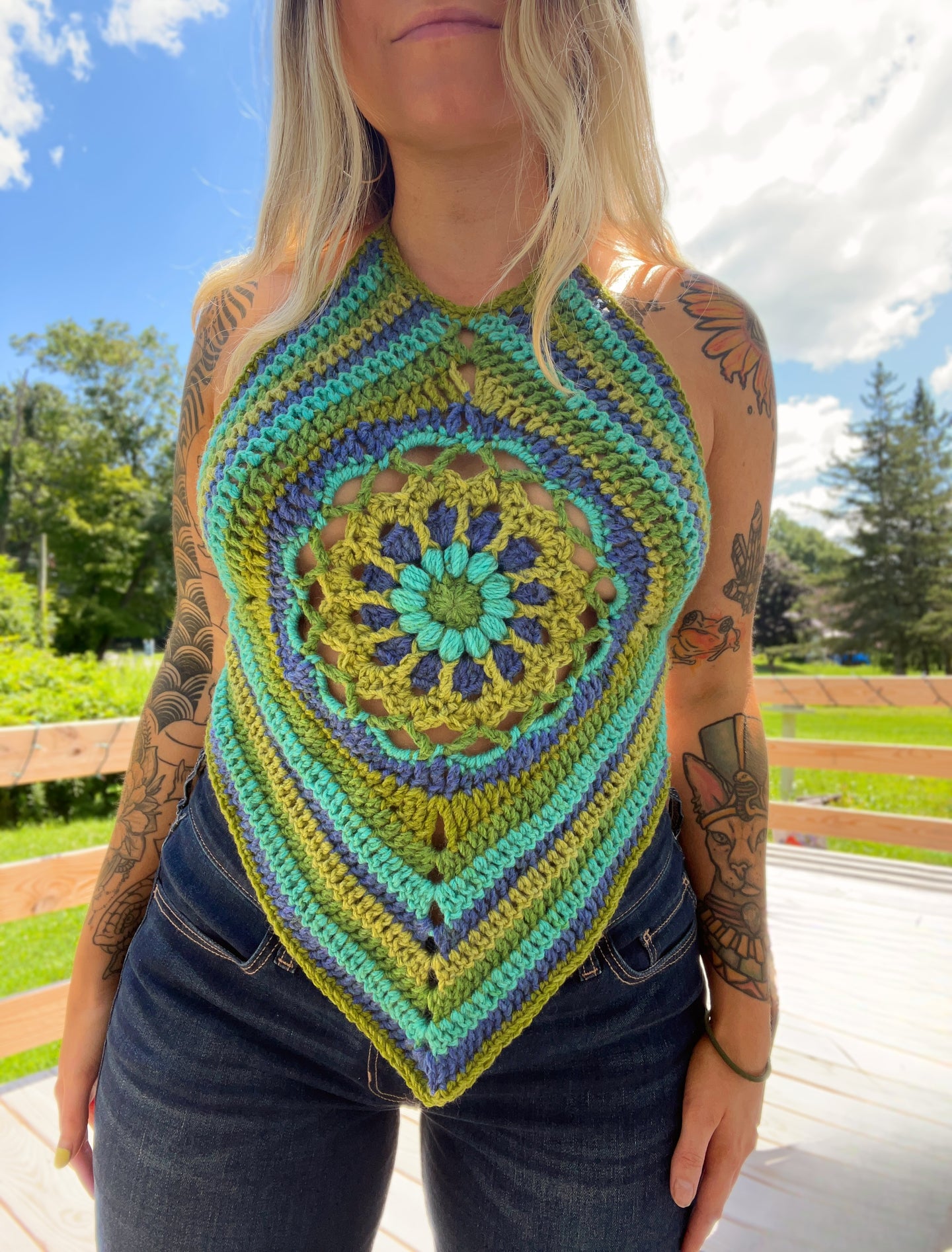 Dahlia Diamond Top (XS-M)
