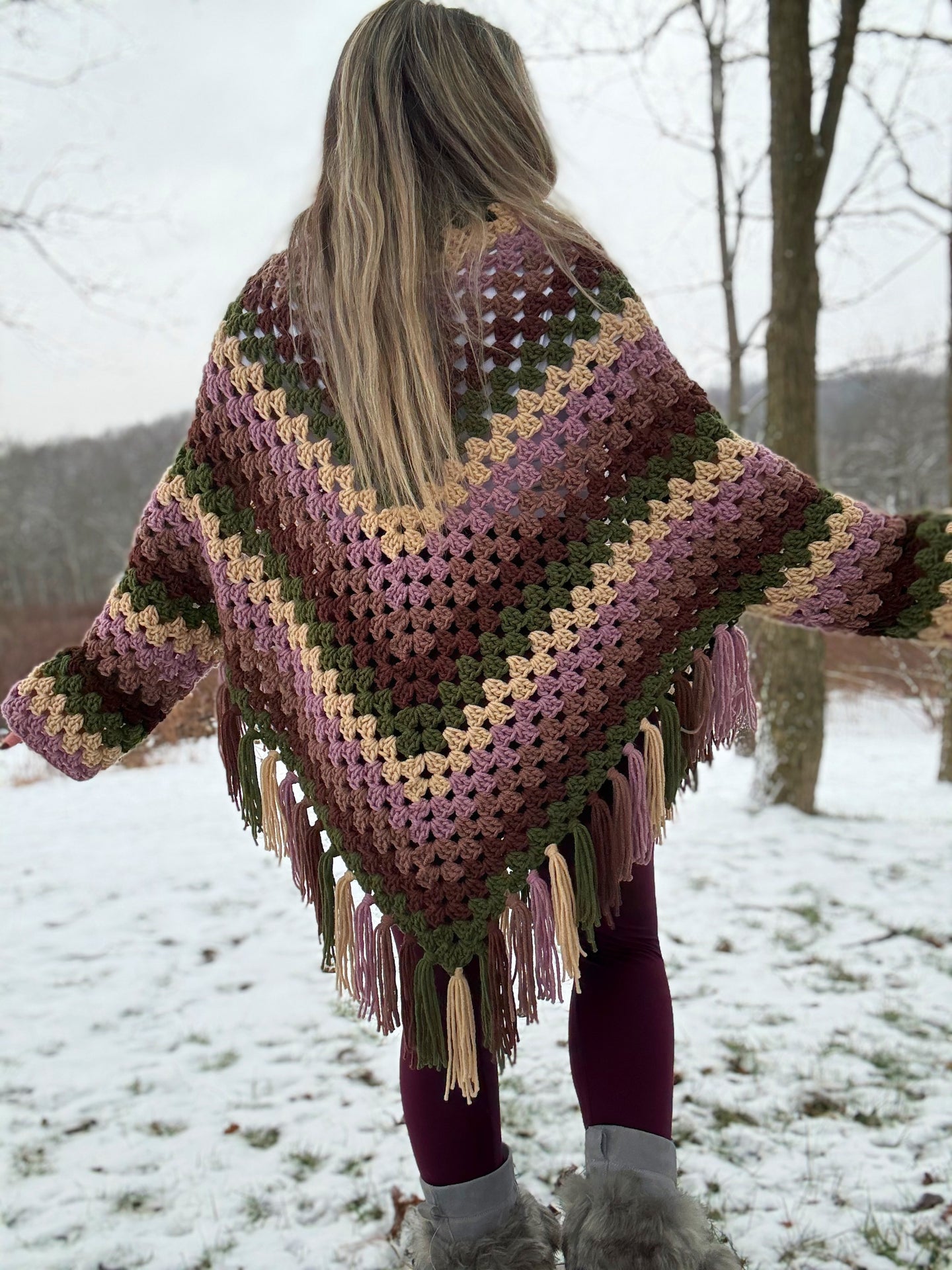 Top Down Poncho Sweater Pattern