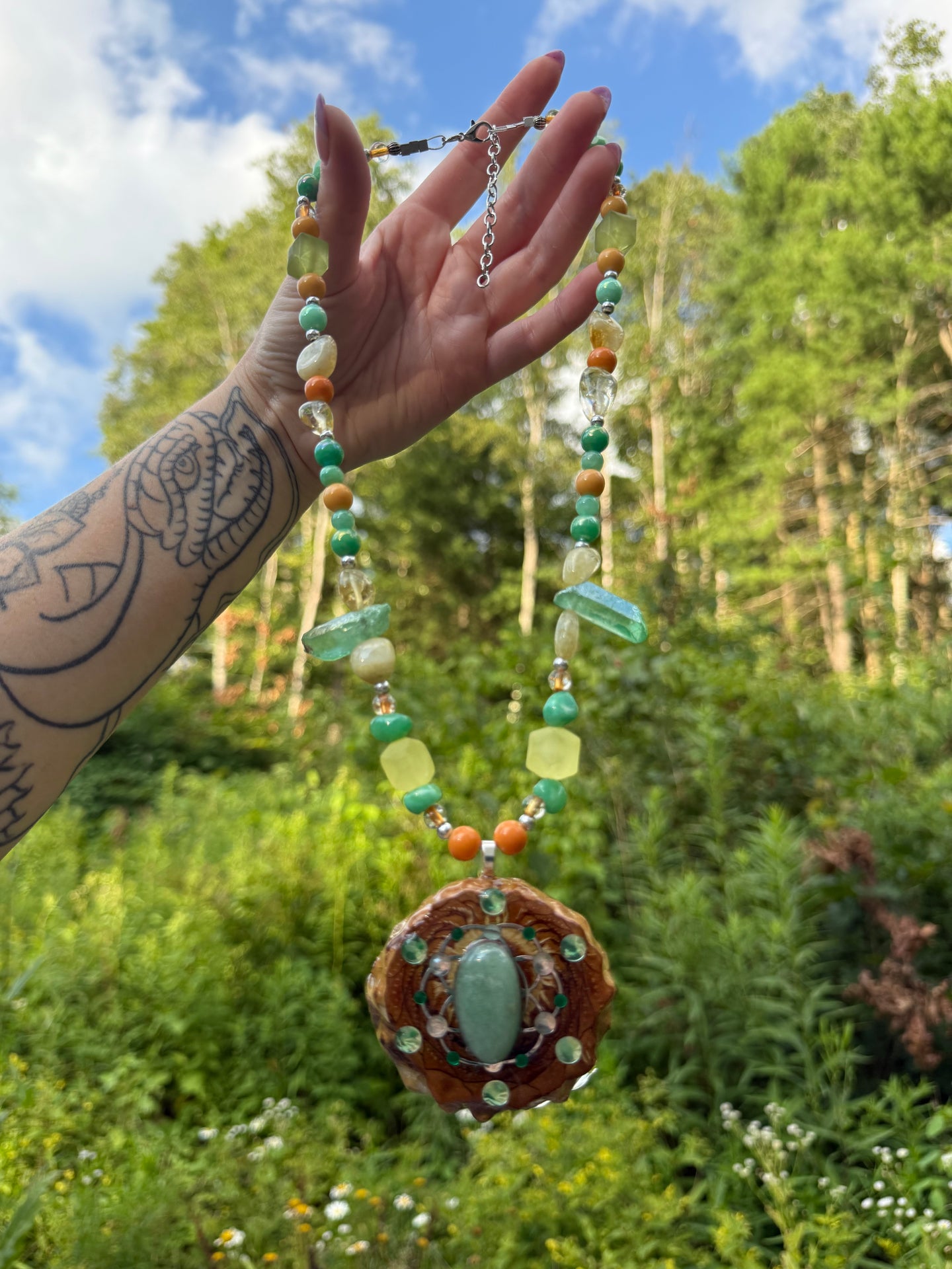 The Pine & Ember Beaded Necklace 21-23”